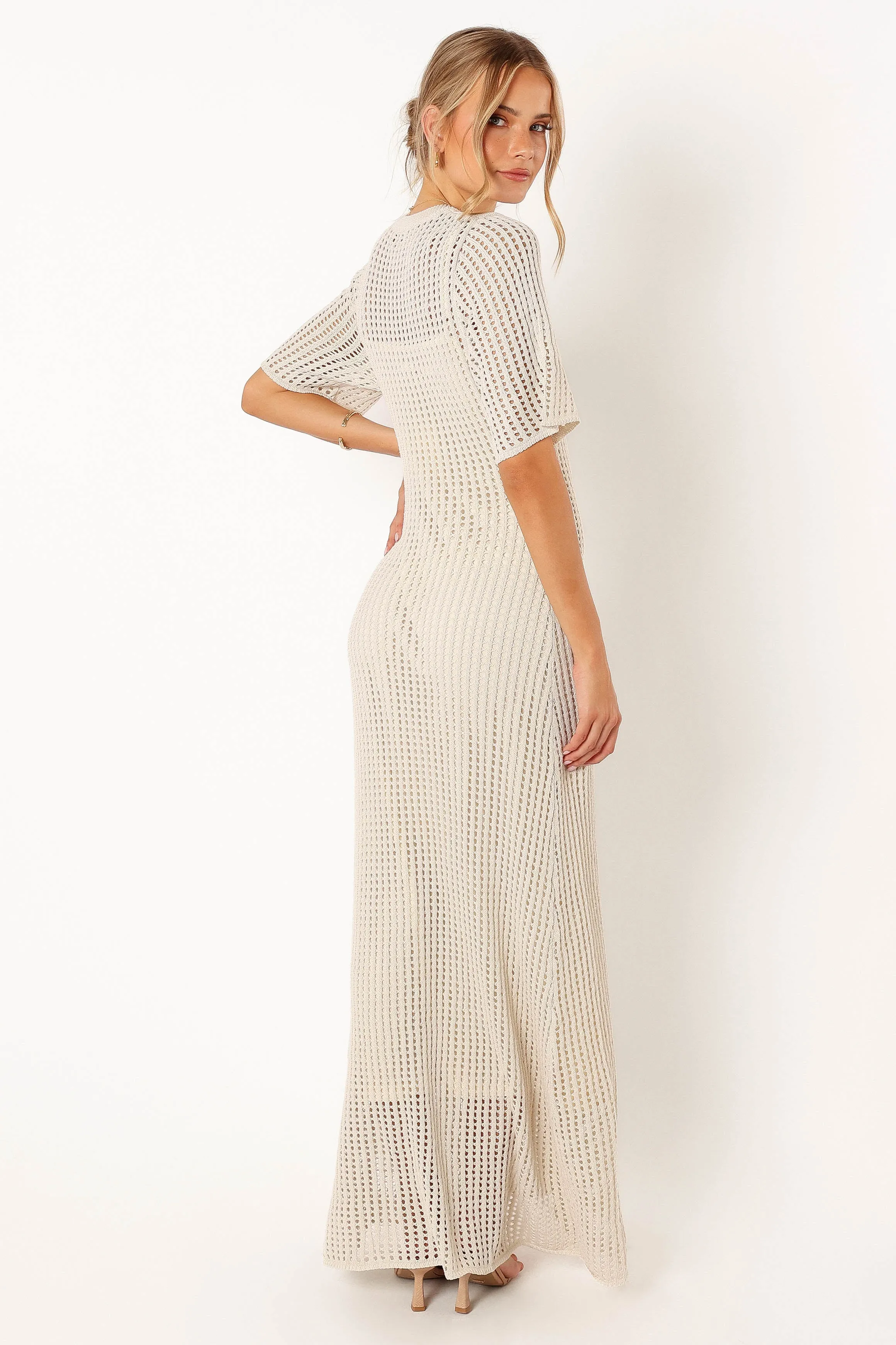 Hollie Maxi Dress - Cream sold by Petal & Pup product image thumbnail 4