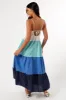 Emilee Maxi Dress - Blue Multi sold by Petal & Pup