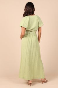 Cecily High Waisted Maxi Skirt - Sage sold by Petal & Pup