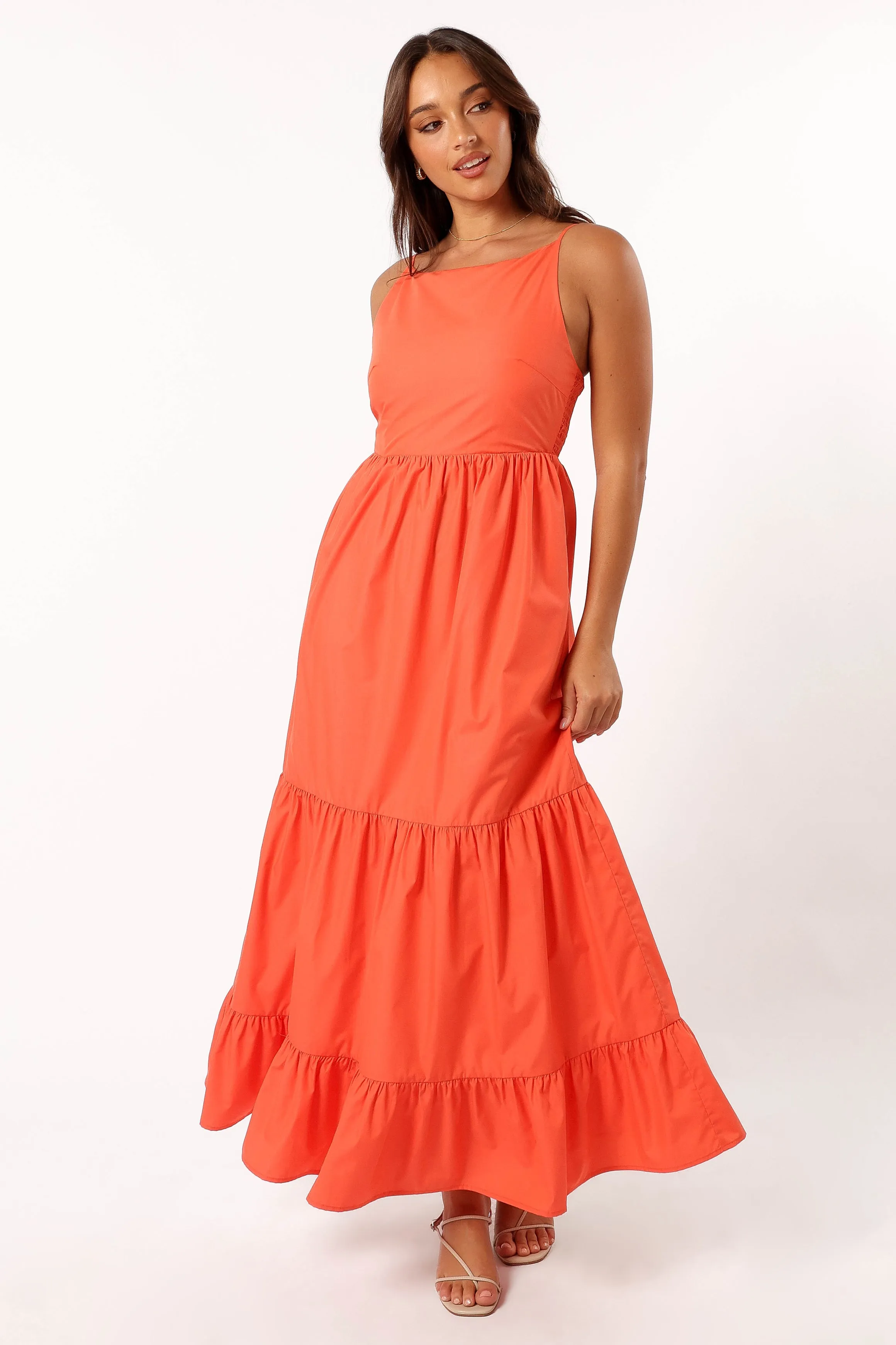Blakely Maxi Dress - Orange sold by Petal & Pup product image thumbnail 3