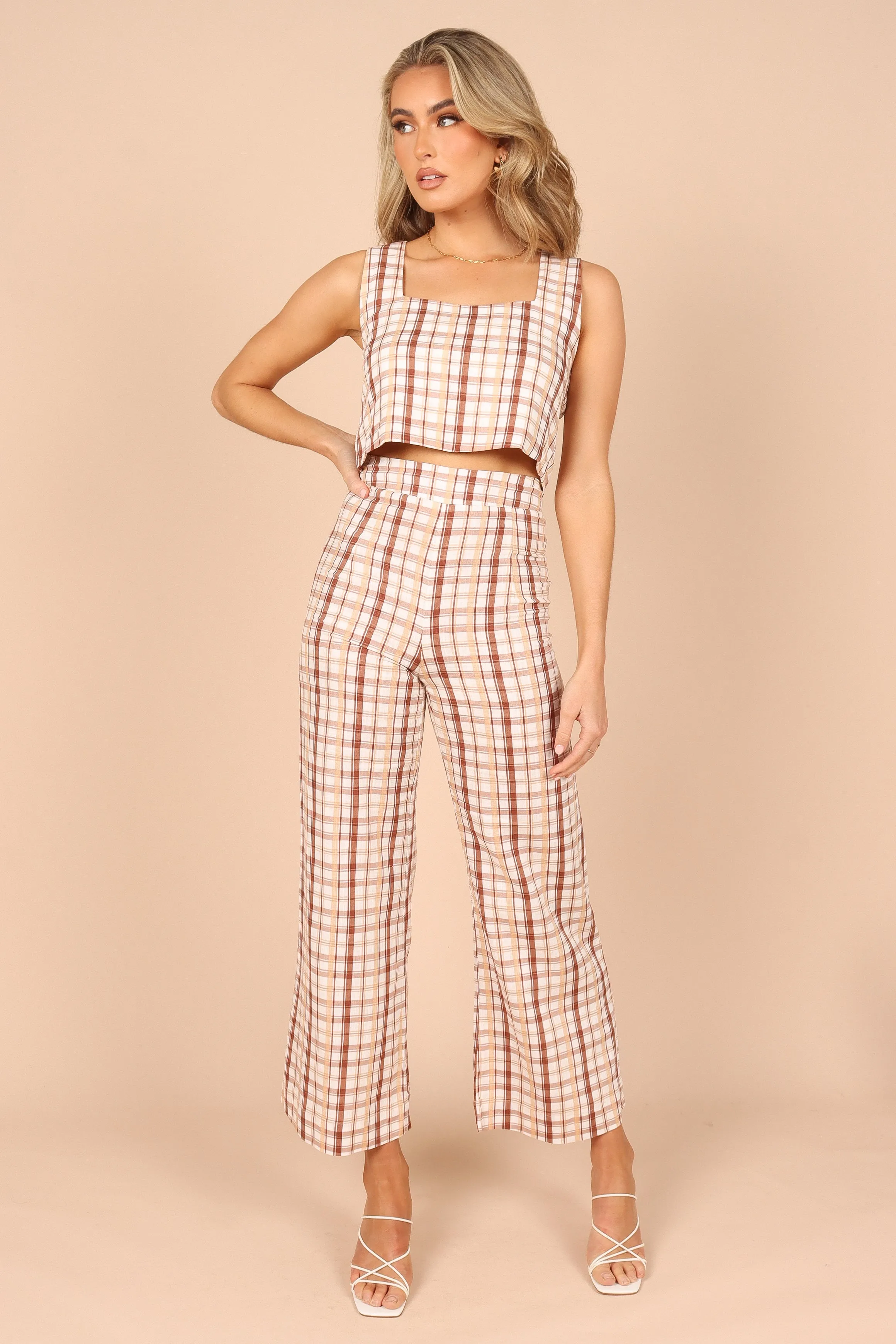 Anita Cropped Top - Beige sold by Petal & Pup product image thumbnail 2