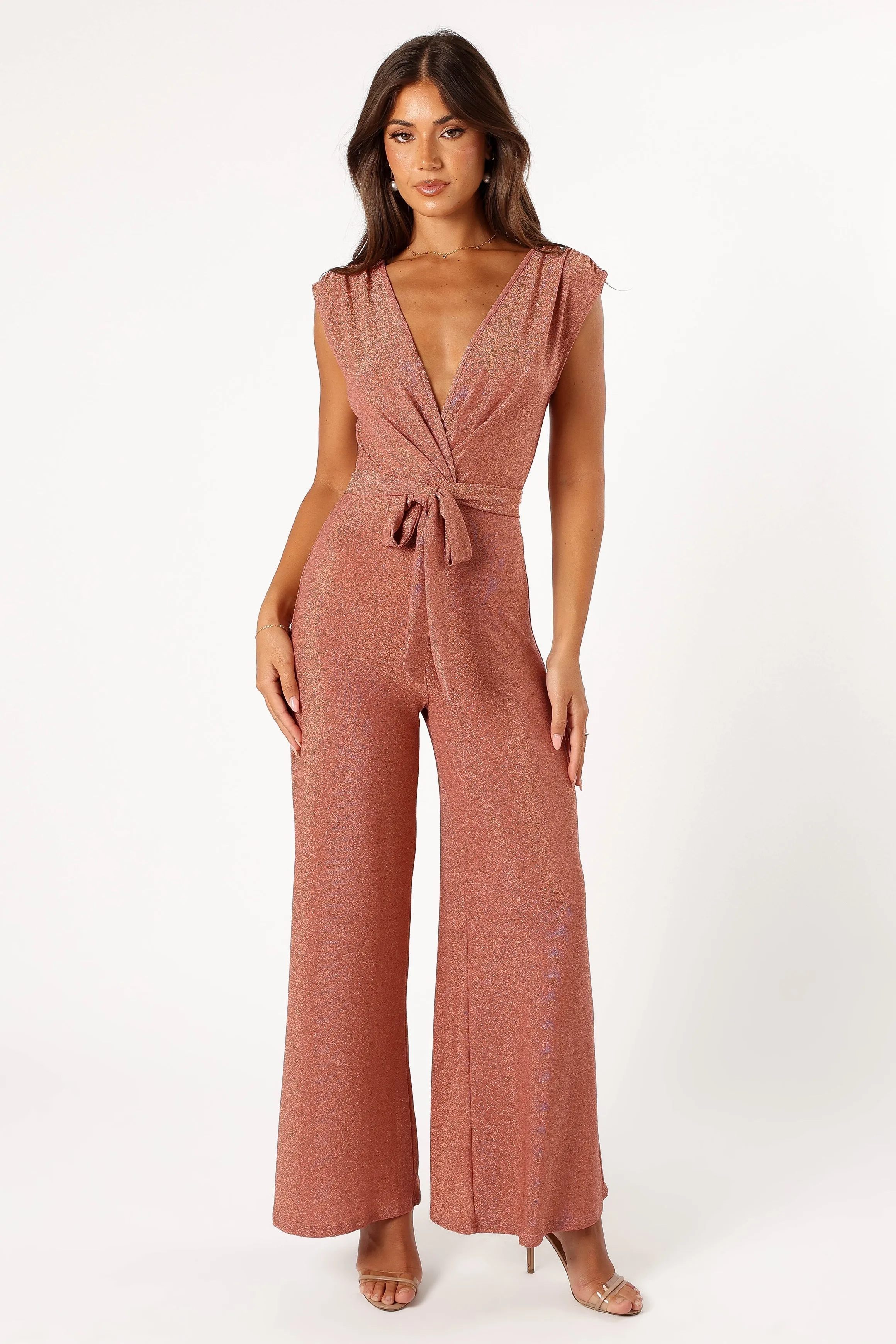 Nora Wide Leg Jumpsuit - Dusty Rose sold by Petal & Pup product image thumbnail 5