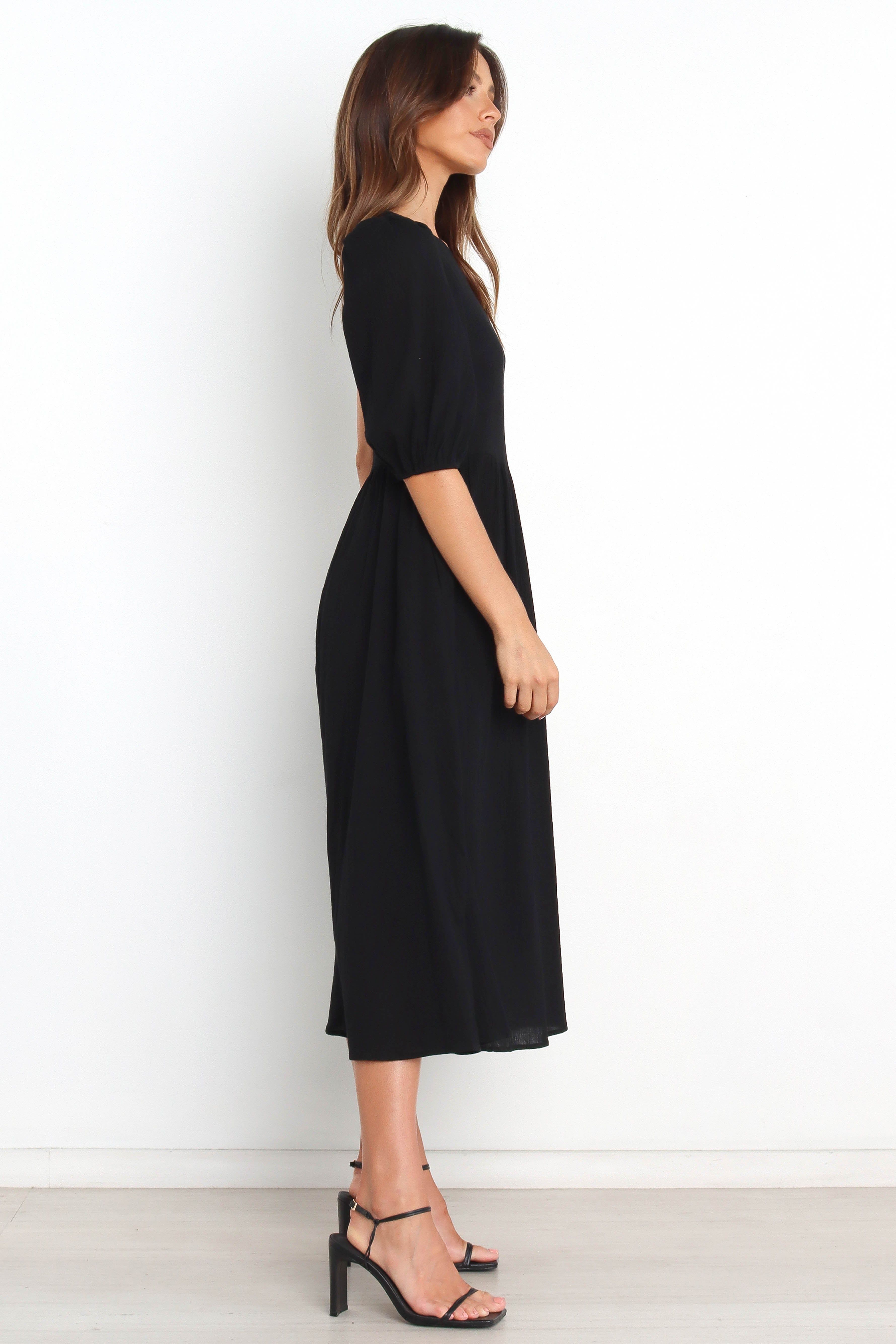 Demetria Dress - Black sold by Petal & Pup product image thumbnail 6