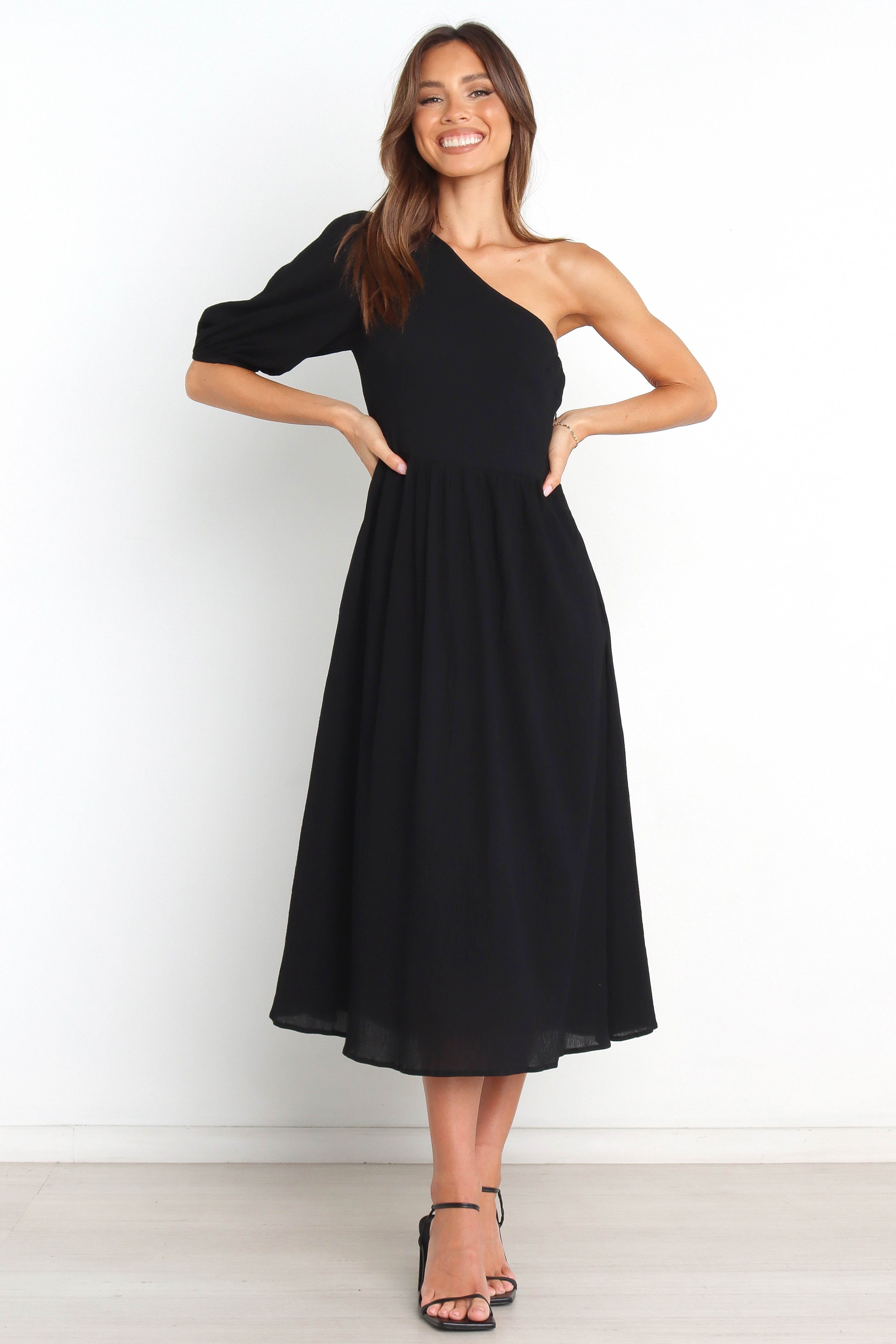 Demetria Dress - Black sold by Petal & Pup