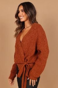 Hinterland Knit Sweater - Rust sold by Petal & Pup