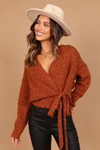 Hinterland Knit Sweater - Rust sold by Petal & Pup