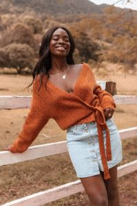 Hinterland Knit Sweater - Rust sold by Petal & Pup