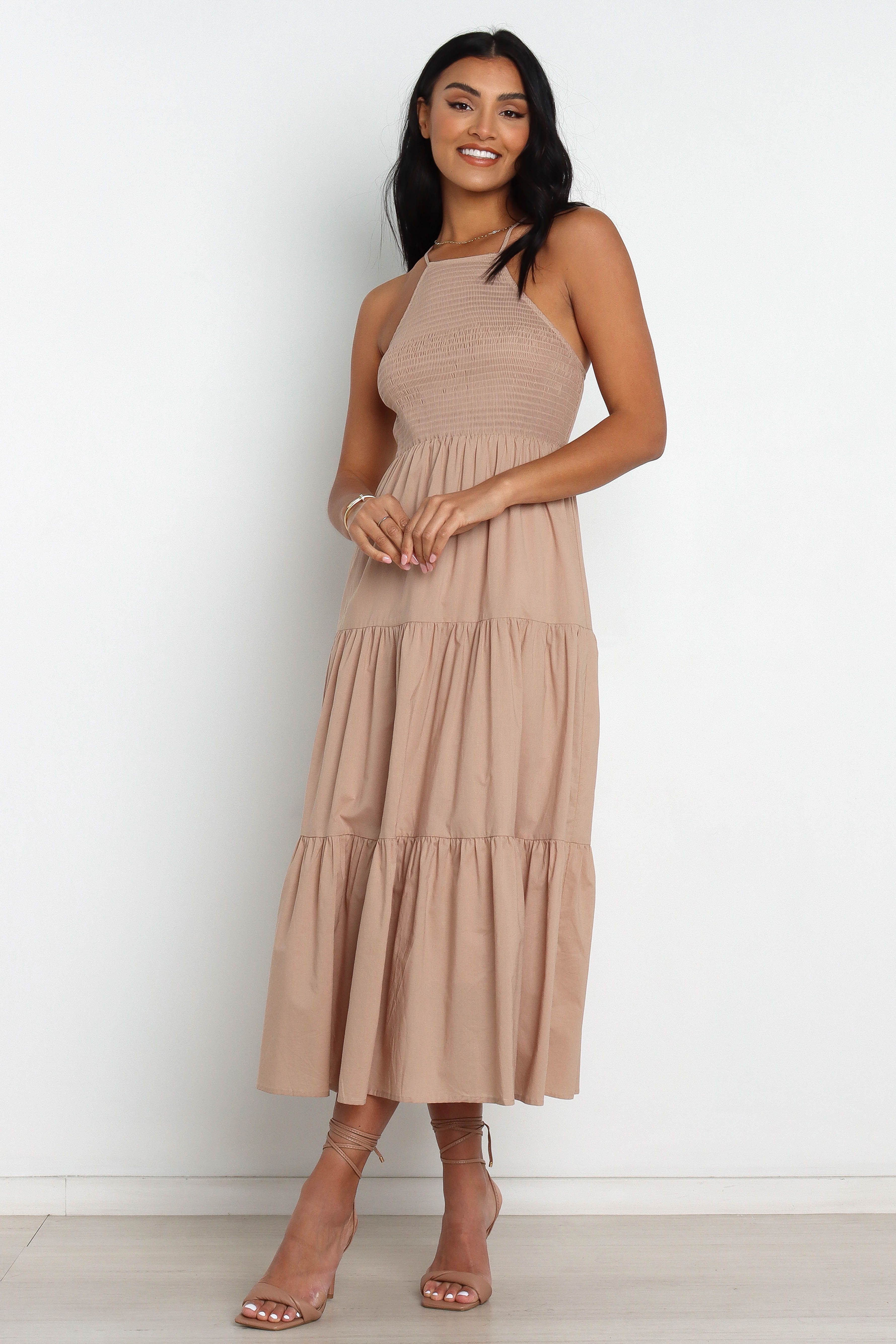 Sophia Dress - Beige sold by Petal & Pup product image thumbnail 2