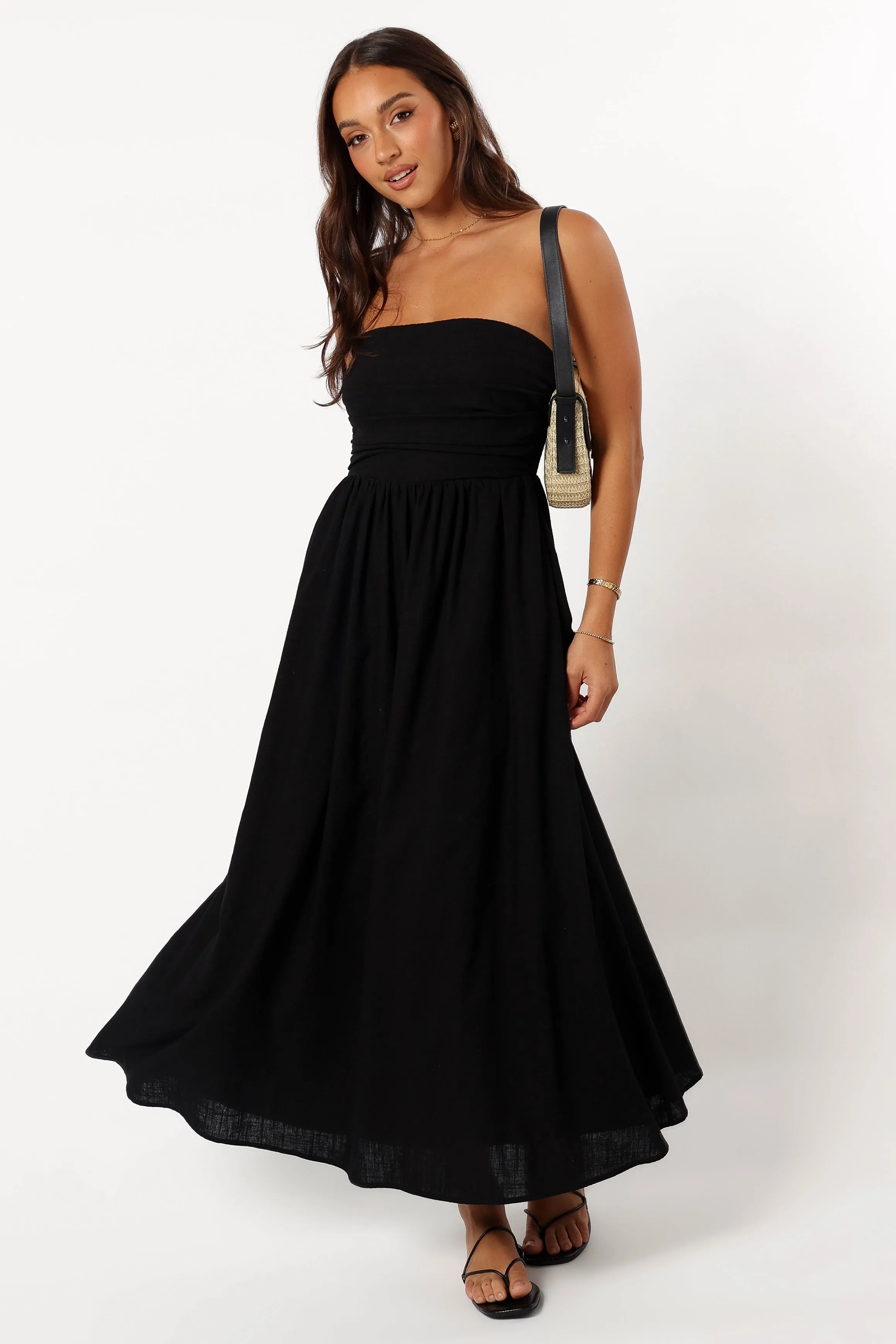 Kayt Strapless Dress - Black sold by Petal & Pup product image thumbnail 3