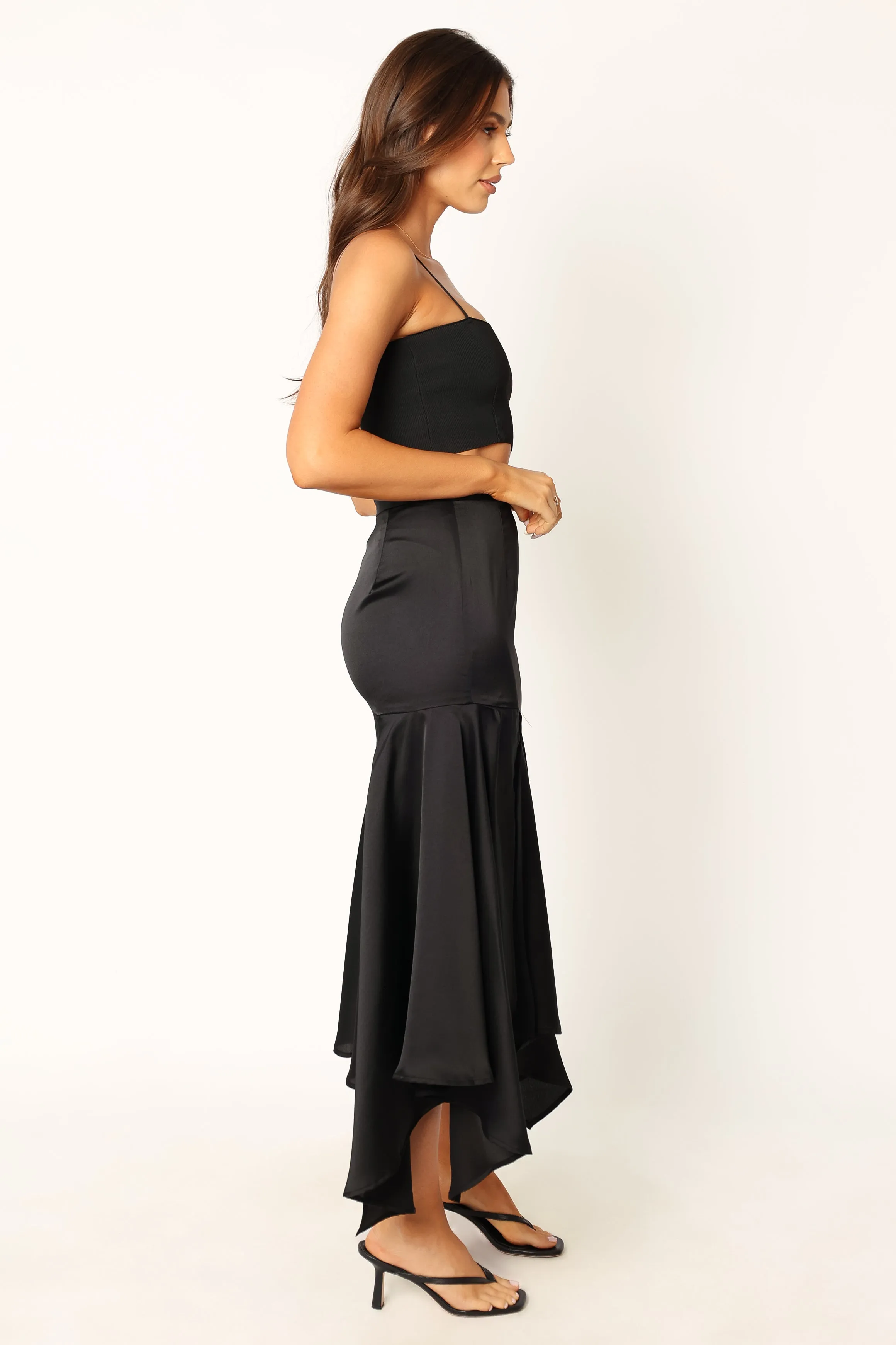 Jair Midi Skirt - Black sold by Petal & Pup product image thumbnail 5