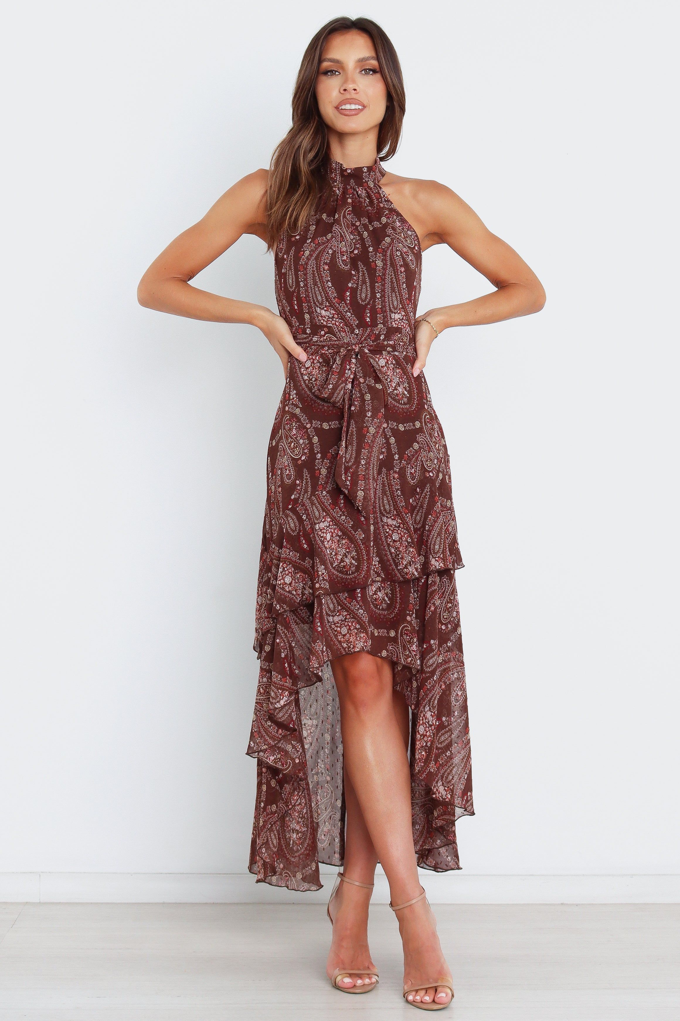 Tia Dress - Brown sold by Petal & Pup product image thumbnail 2
