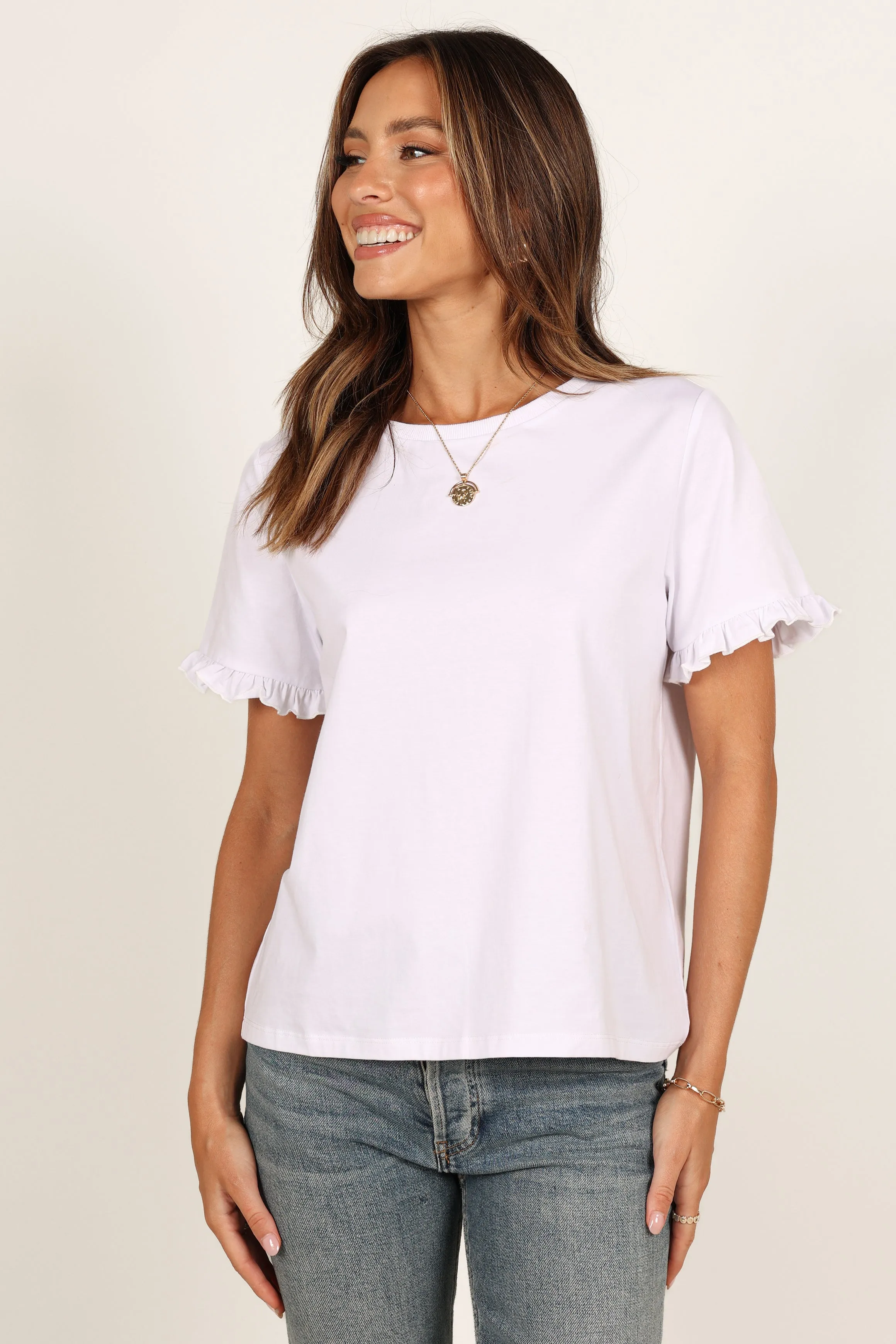 Milo Top - White sold by Petal & Pup product image thumbnail 4