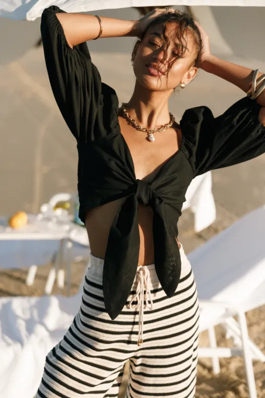 Celine Top - Black sold by Petal & Pup