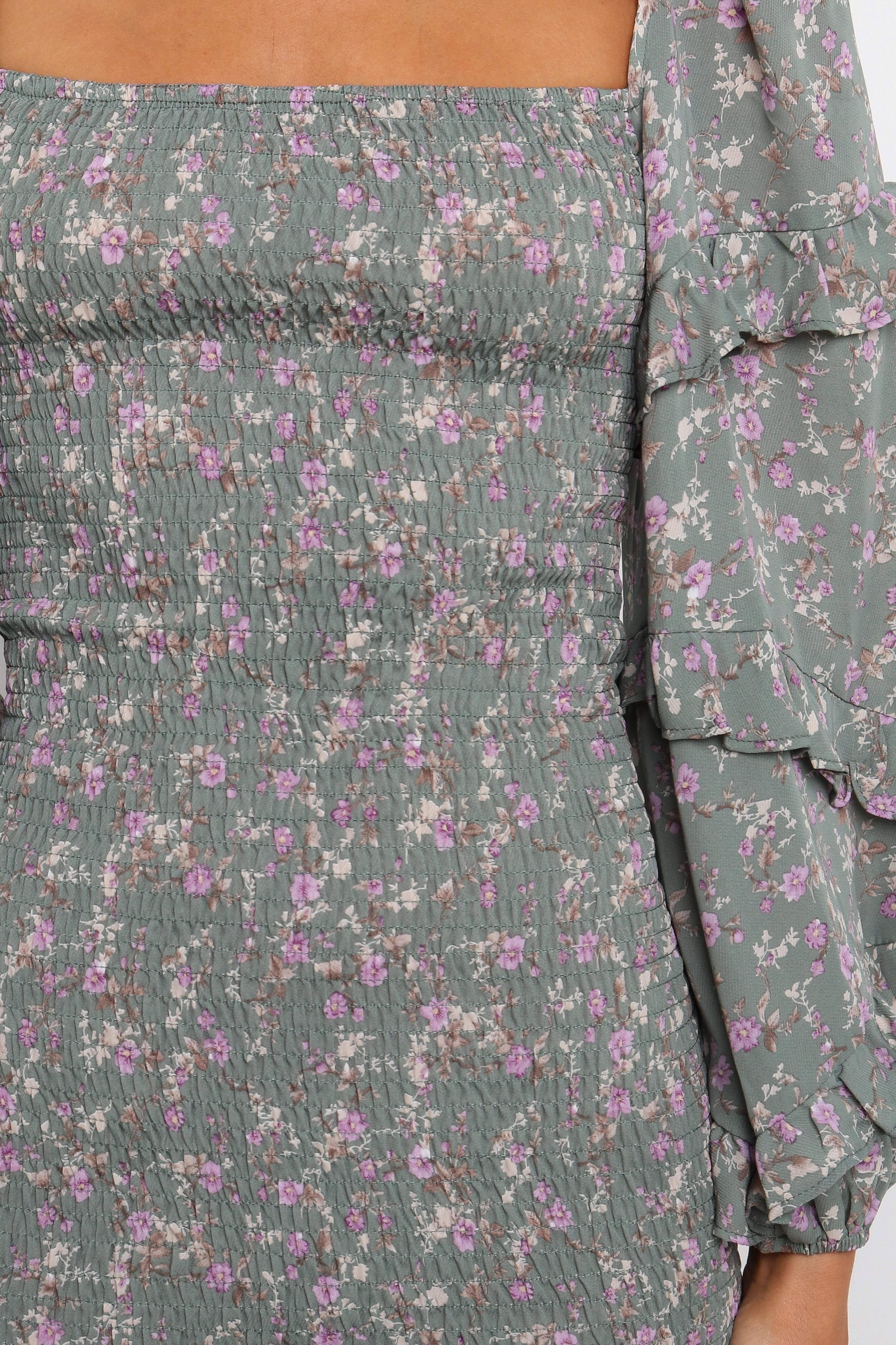 Leia Dress - Sage sold by Petal & Pup product image thumbnail 9