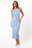 Brighton Maxi Dress - Dusty Blue sold by Petal & Pup