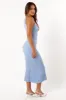 Brighton Maxi Dress - Dusty Blue sold by Petal & Pup