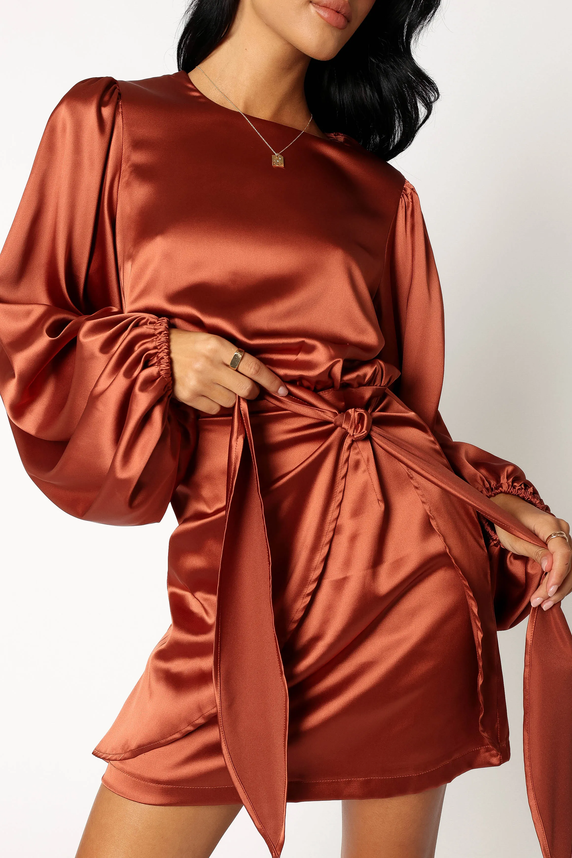 Opal Dress - Rust sold by Petal & Pup