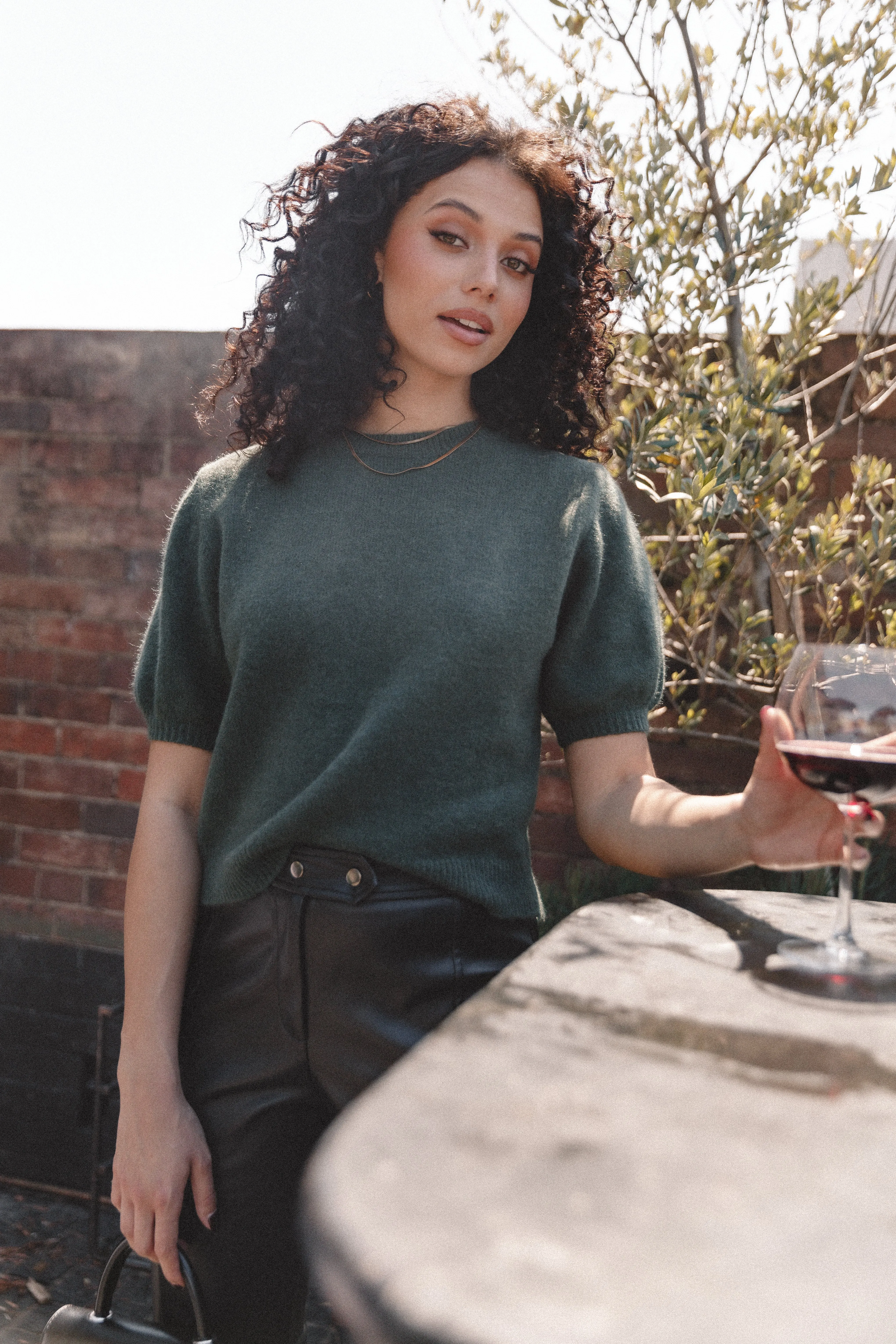 Noah Knit Sweater - Olive sold by Petal & Pup