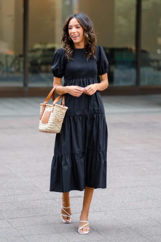 Minot Dress - Black sold by Petal & Pup