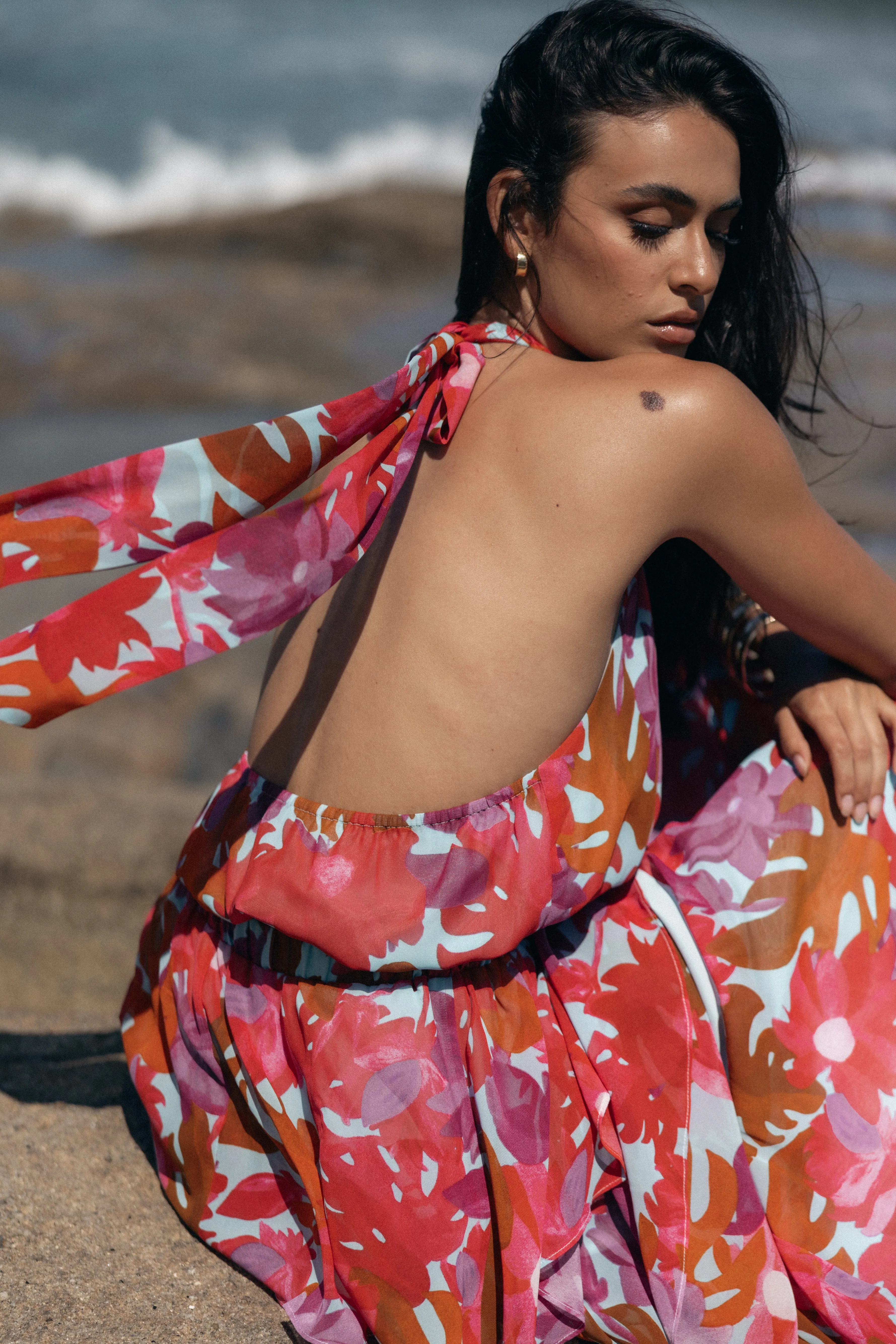 Blaise Halter Top - Pink Azalea sold by Petal & Pup