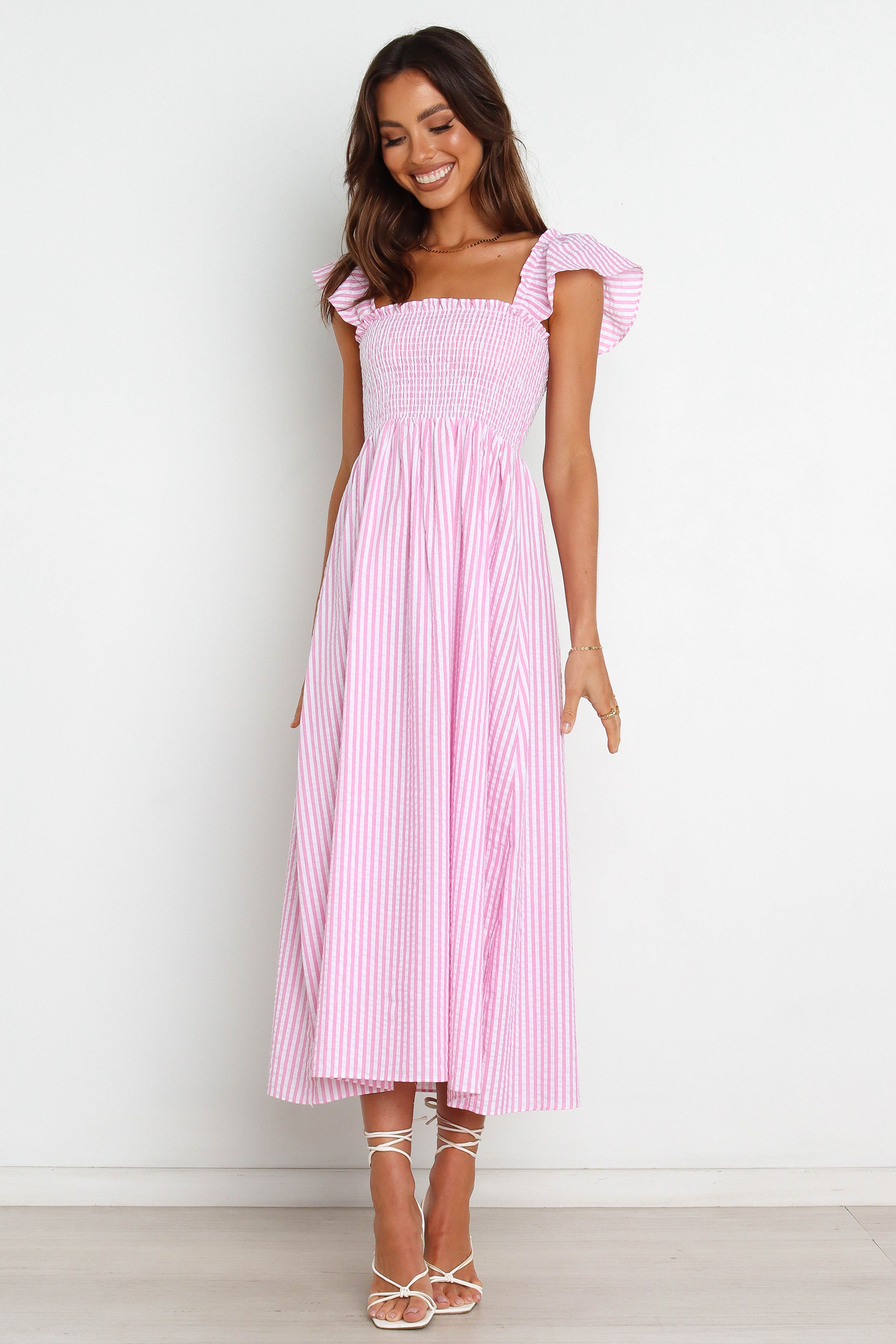 Daniela Dress - Pink Stripe sold by Petal & Pup product image thumbnail 2