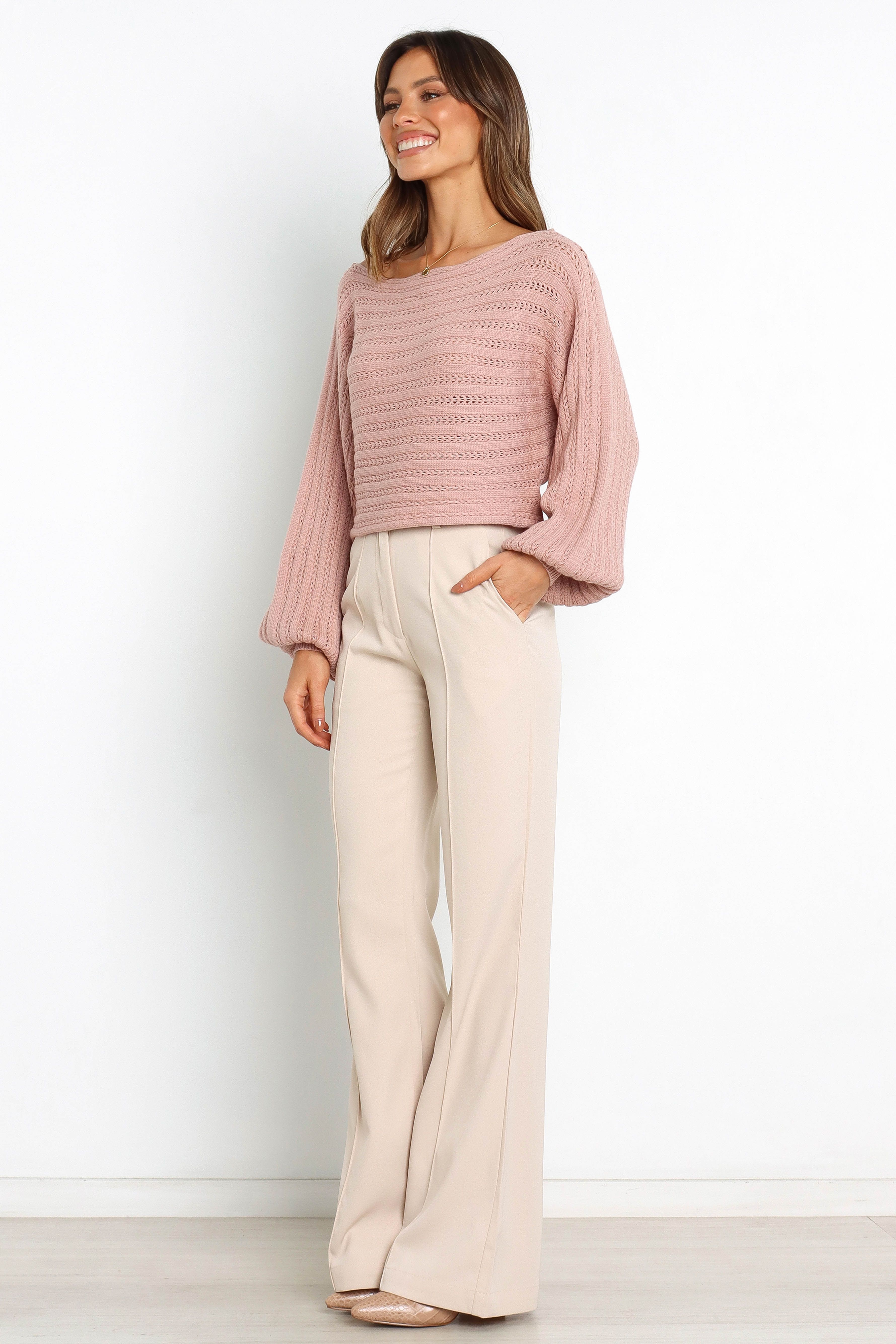 Yana Knit Sweater - Pink sold by Petal & Pup product image thumbnail 5