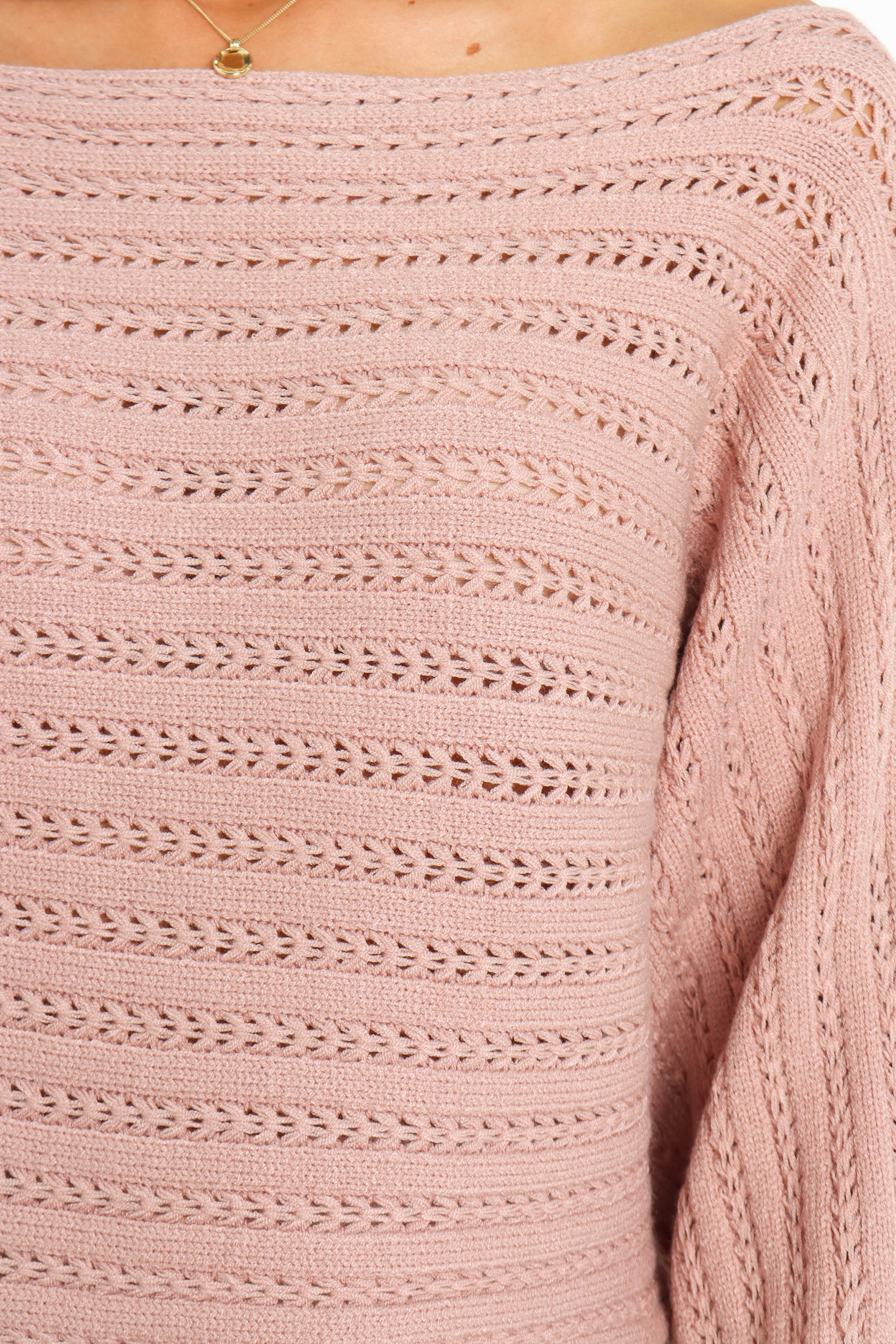 Yana Knit Sweater - Pink sold by Petal & Pup product image thumbnail 9