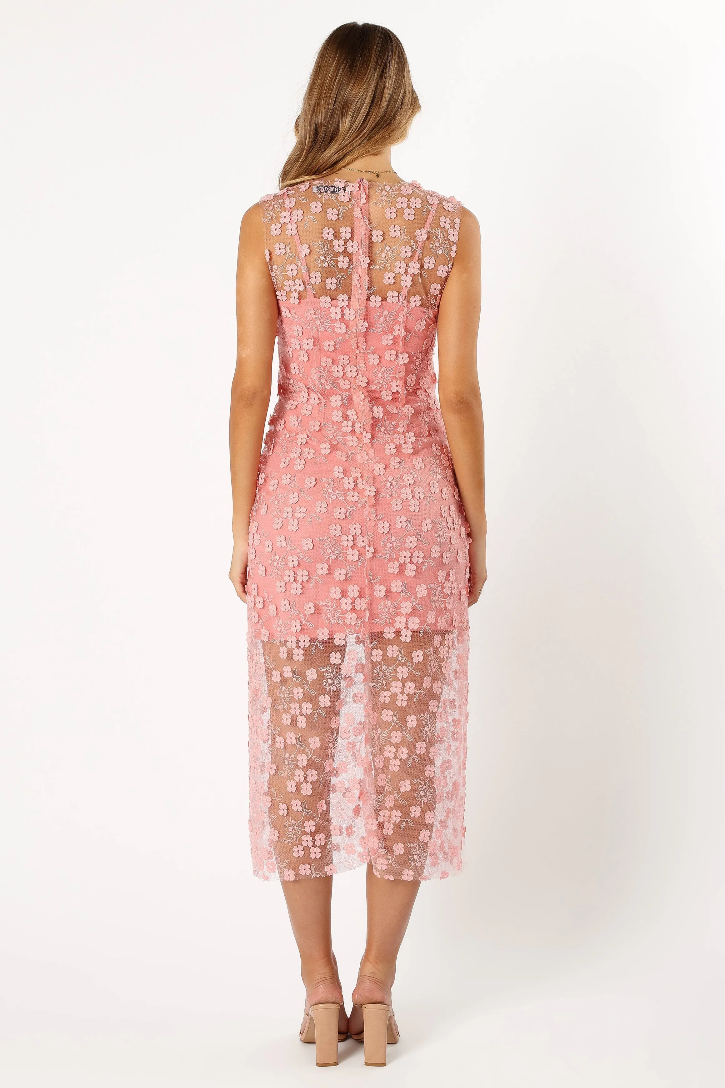 Nicholi Midi Dress - Pink Floral sold by Petal & Pup product image thumbnail 4
