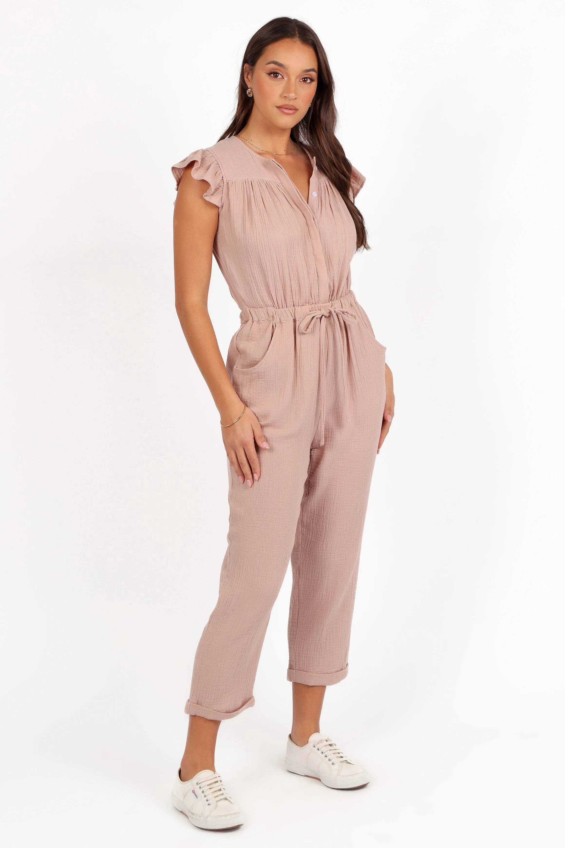Brooklyn Jumpsuit - Dusty Mauve sold by Petal & Pup product image thumbnail 5