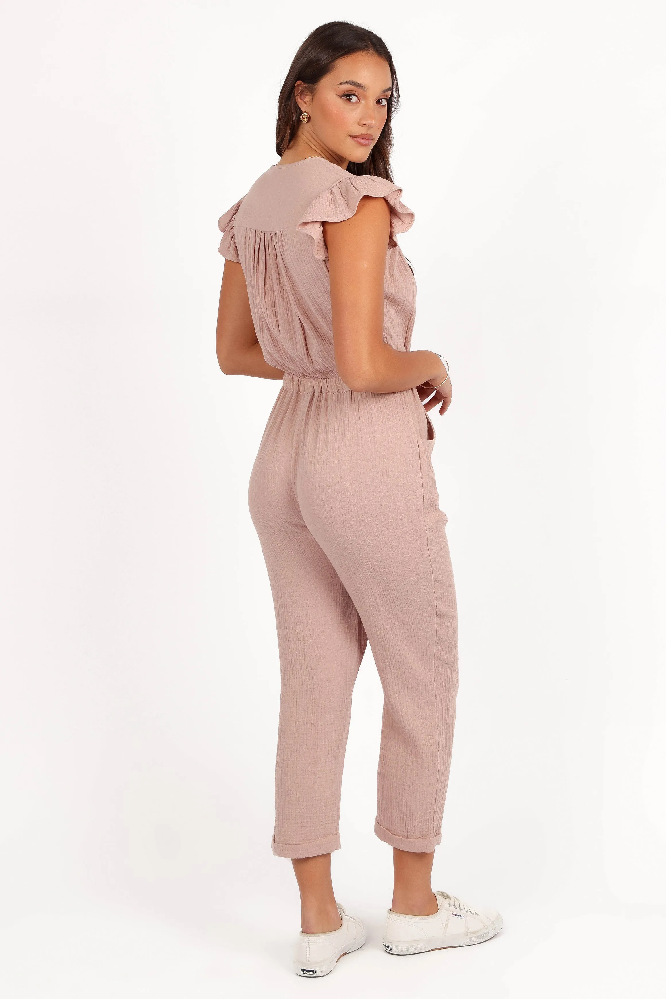 Brooklyn Jumpsuit - Dusty Mauve sold by Petal & Pup product image thumbnail 4