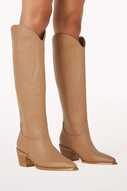 Darius Boot - Teak sold by Petal & Pup