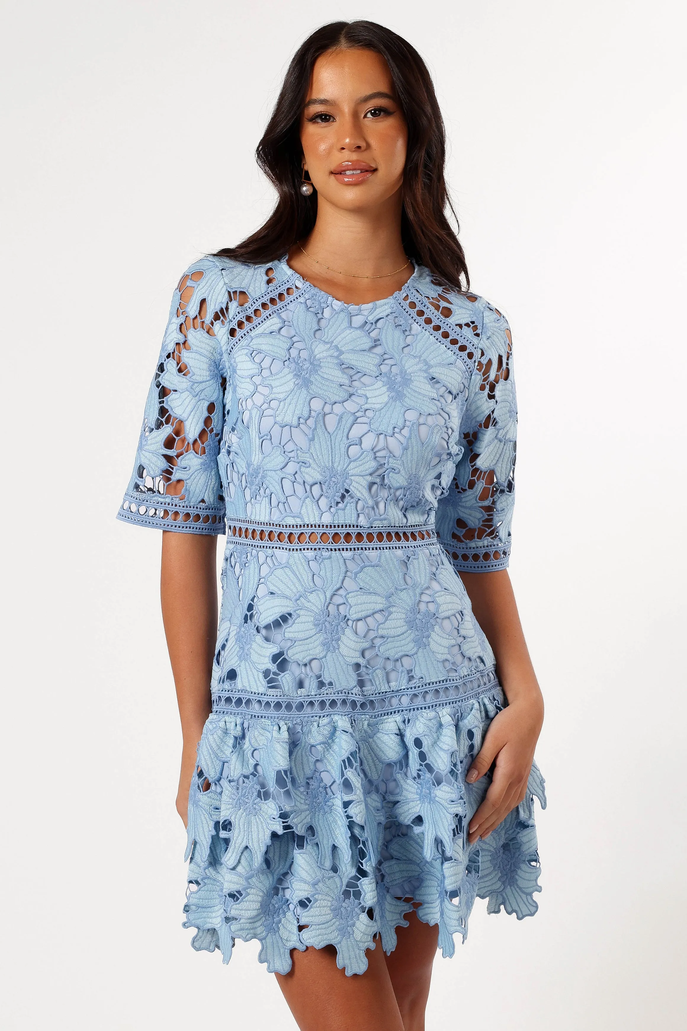 Destan Mini Dress - Blue Multi sold by Petal & Pup product image thumbnail 2