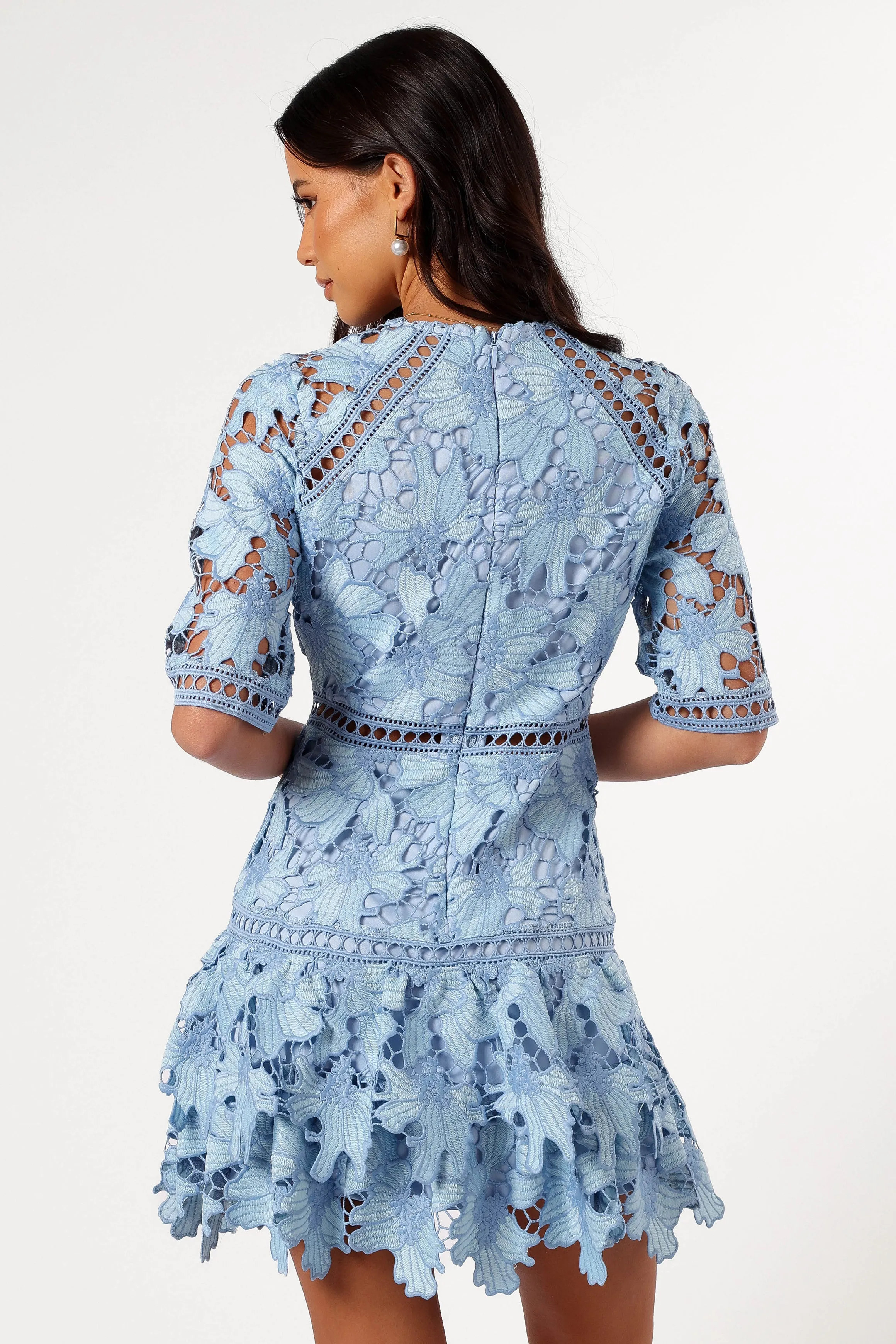 Destan Mini Dress - Blue Multi sold by Petal & Pup product image thumbnail 4