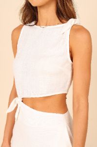 Amica Cut Out Mini Dress - White sold by Petal & Pup