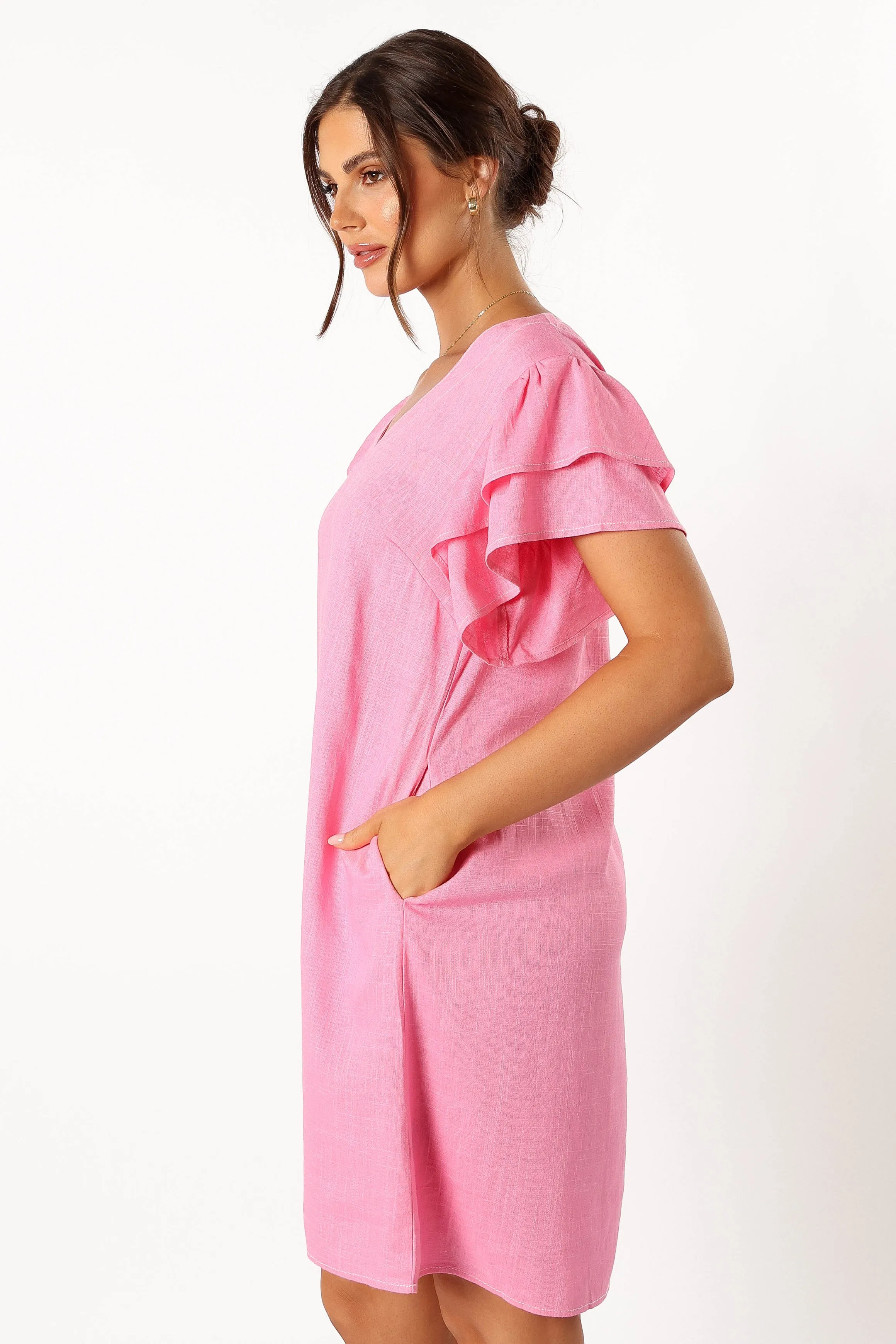 Amara Mini Dress - Pink sold by Petal & Pup product image thumbnail 4