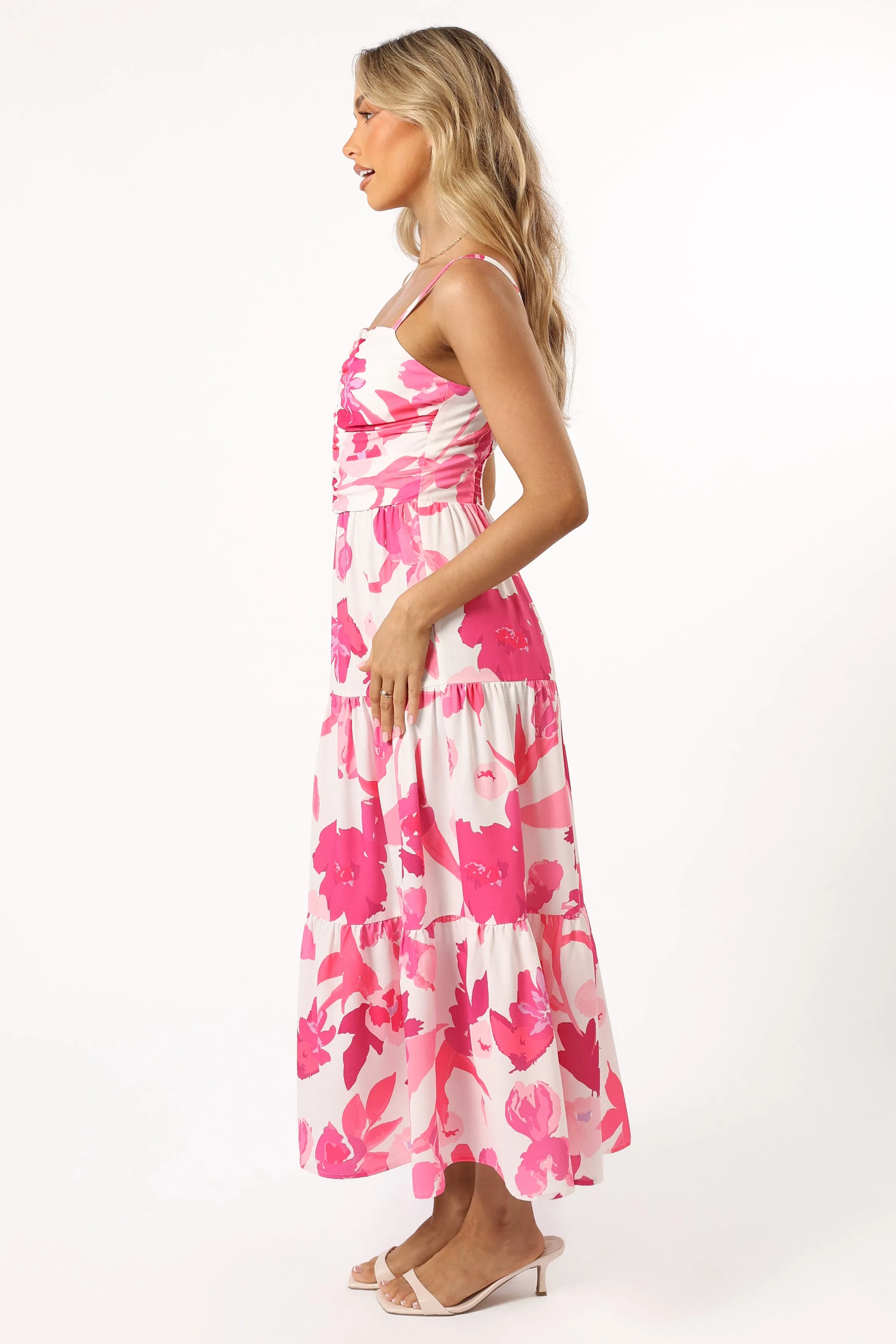 Monika Maxi Dress - Pink Floral sold by Petal & Pup product image thumbnail 3