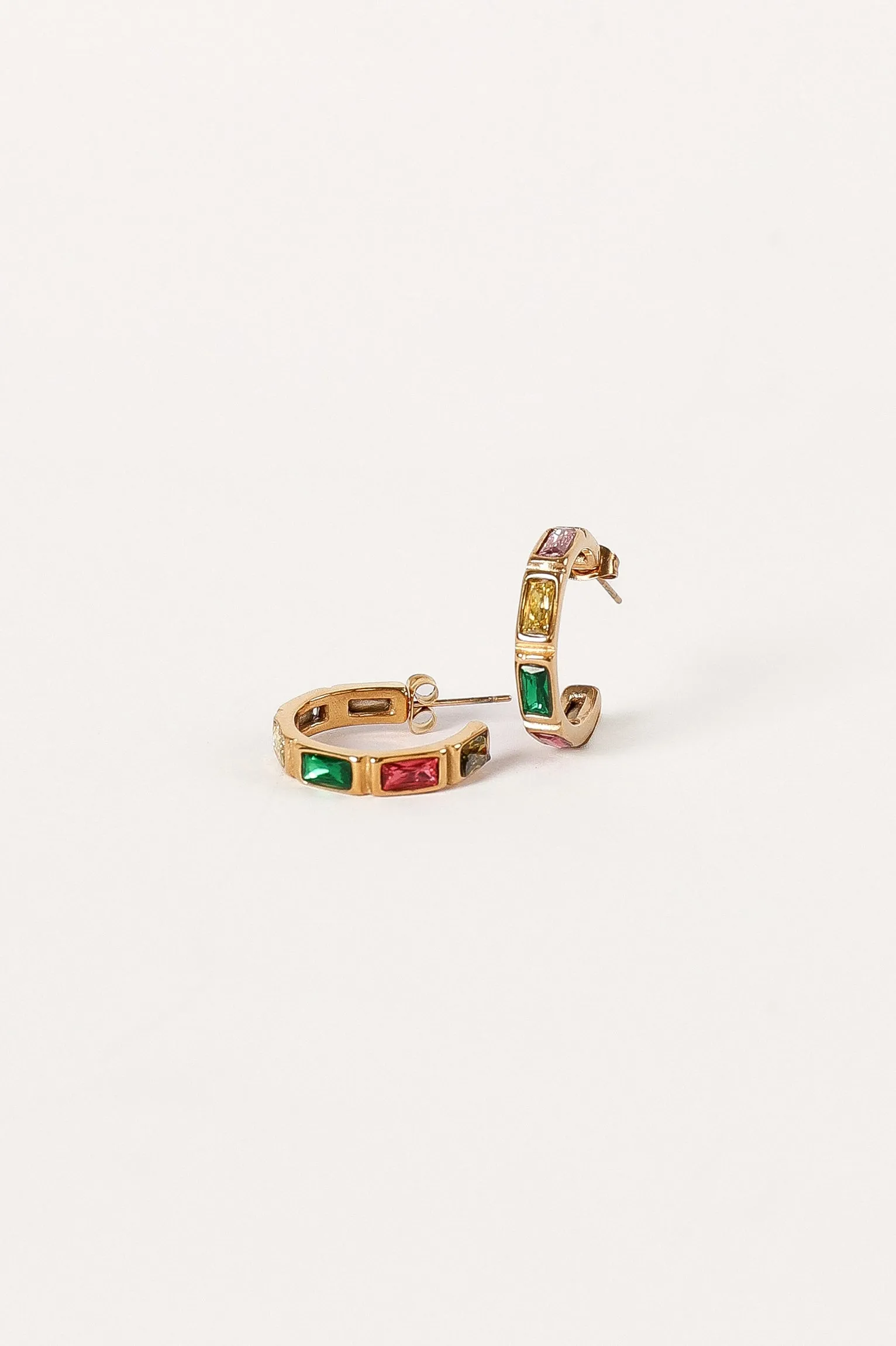 Bailee Hoop Earrings - Gold Multi sold by Petal & Pup product image thumbnail 2