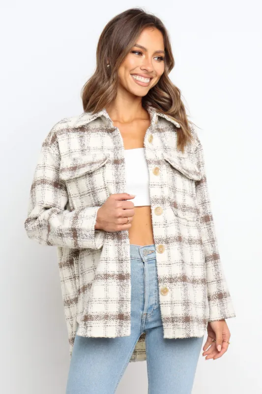 Ziggy Jacket - Beige sold by Petal & Pup