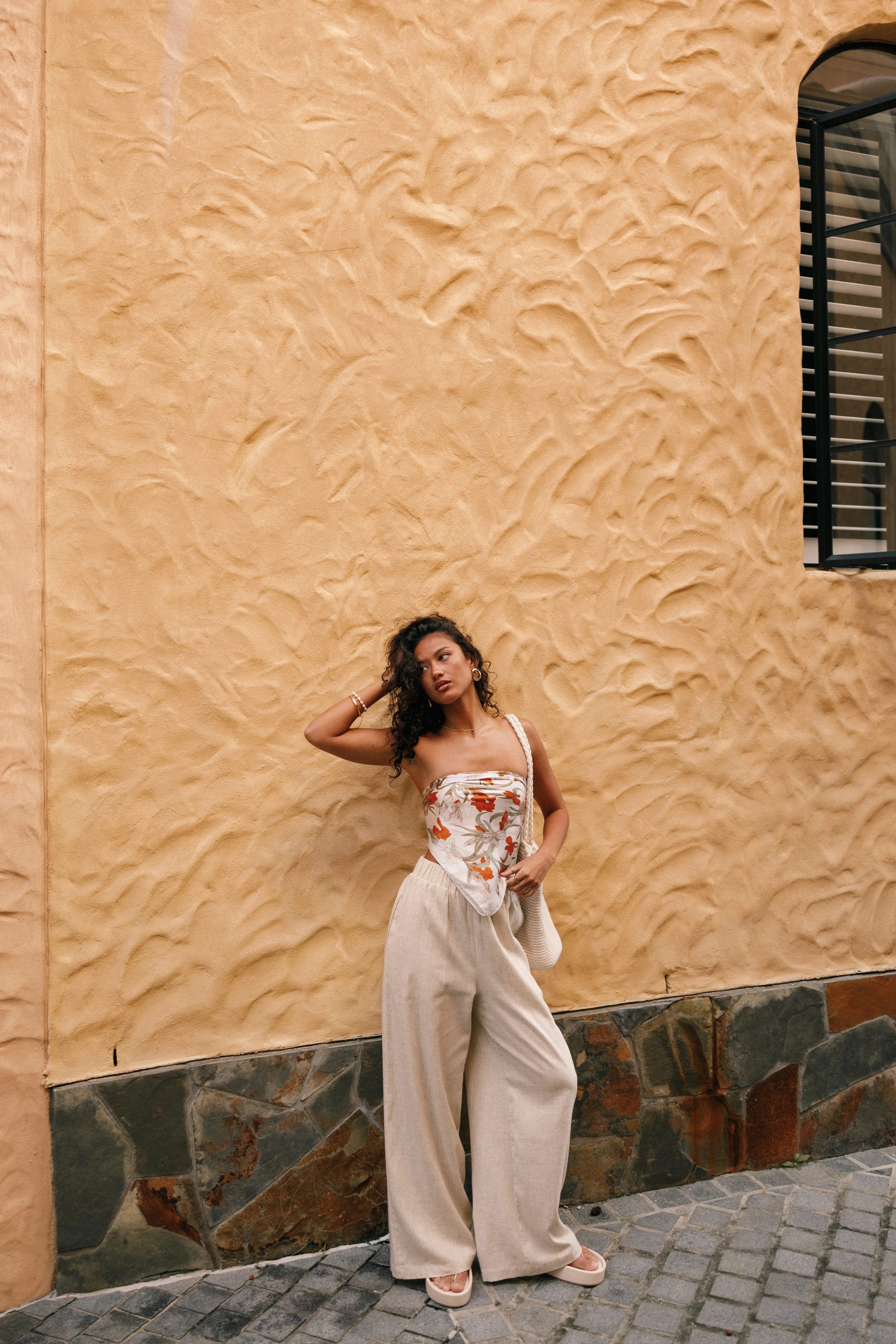 Soraya Pant - Oatmeal sold by Petal & Pup