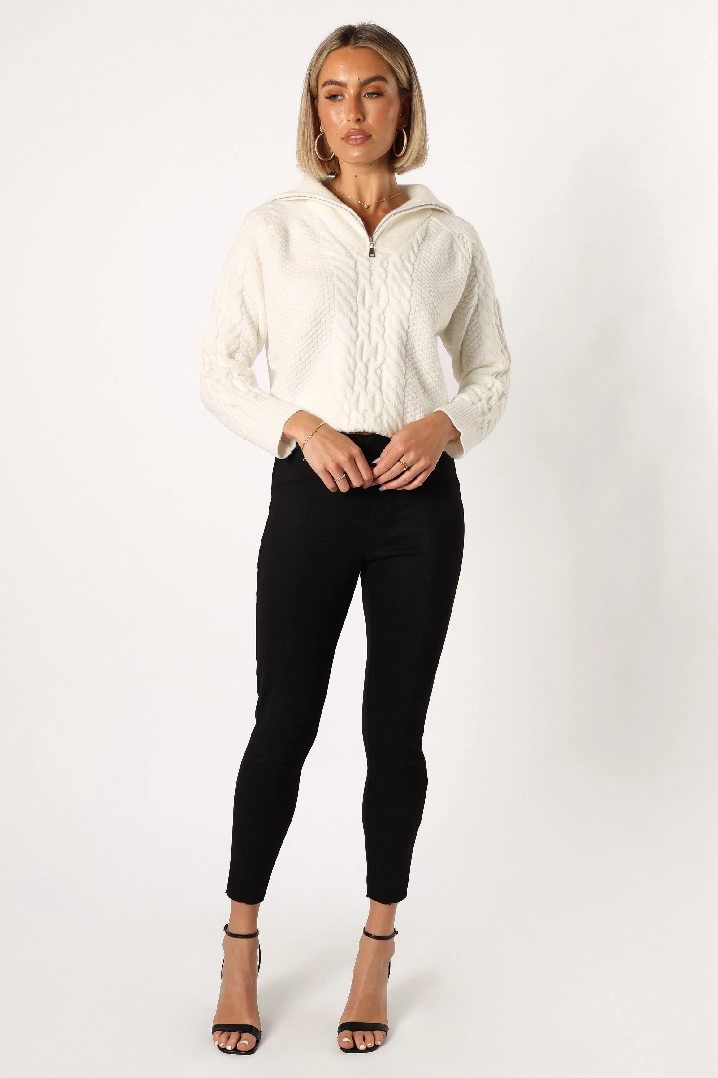 Morgan Suede Look Legging - Black sold by Petal & Pup product image thumbnail 2
