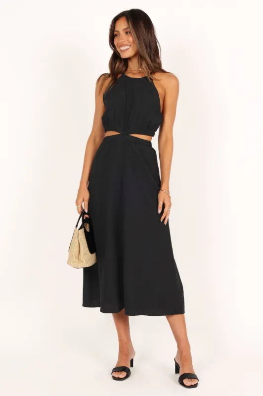 Ellis Cut Out Two Piece Set - Black sold by Petal & Pup