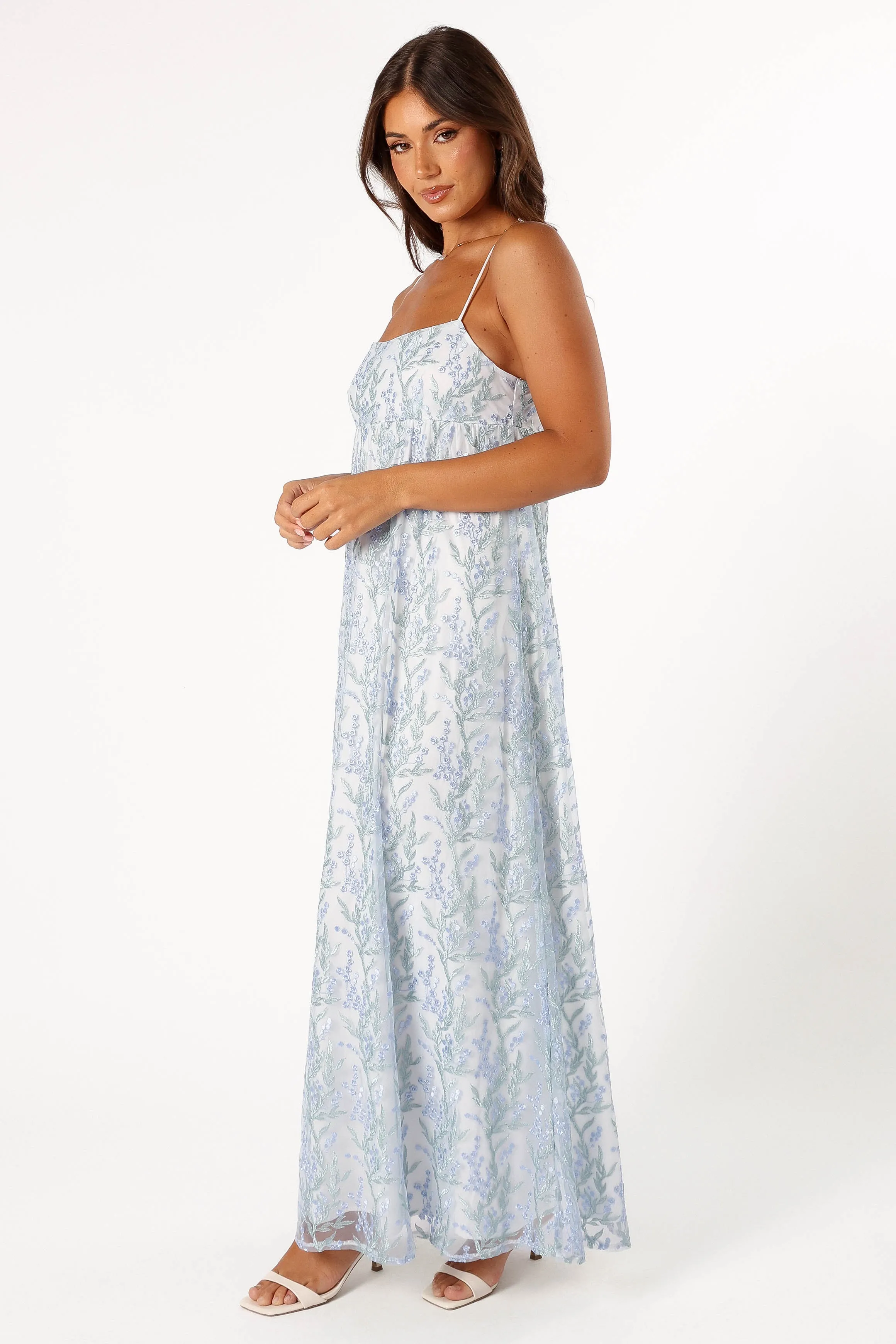 Nolan Maxi Dress - Blue Floral sold by Petal & Pup product image thumbnail 4