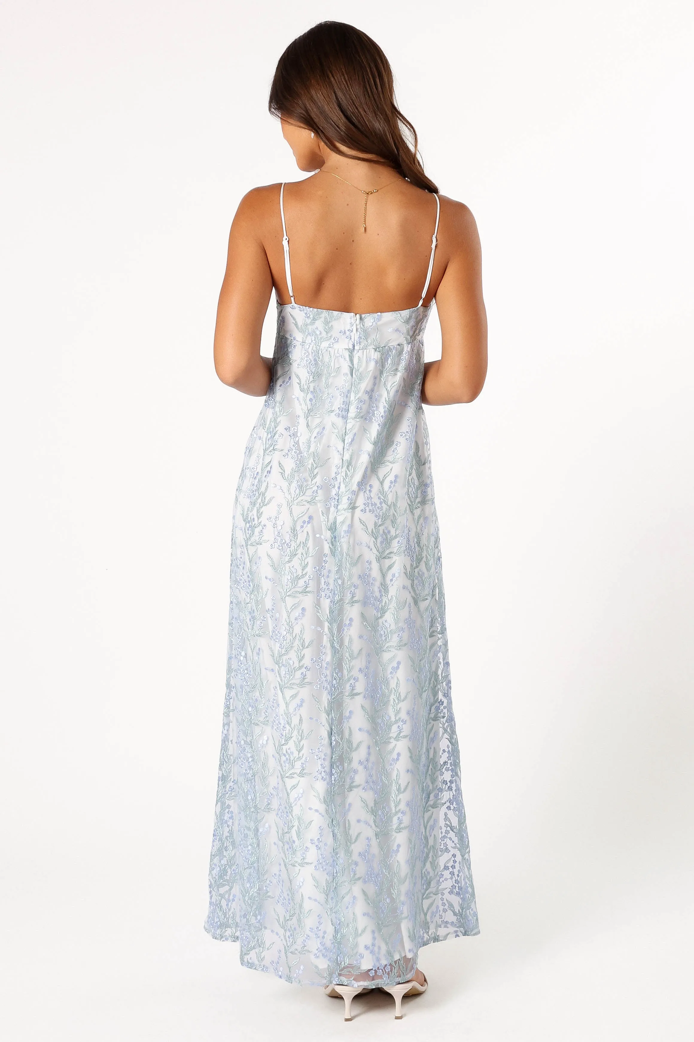 Nolan Maxi Dress - Blue Floral sold by Petal & Pup product image thumbnail 3