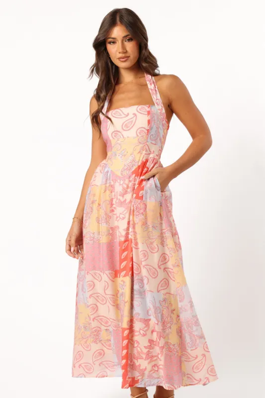 Blaire Maxi Dress - Pink Multi sold by Petal & Pup