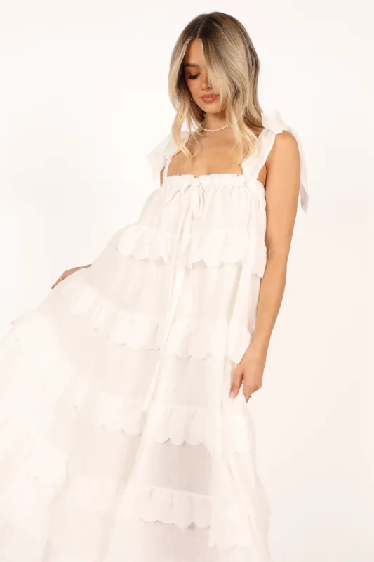 Ursa Maxi Dress - Off White sold by Petal & Pup