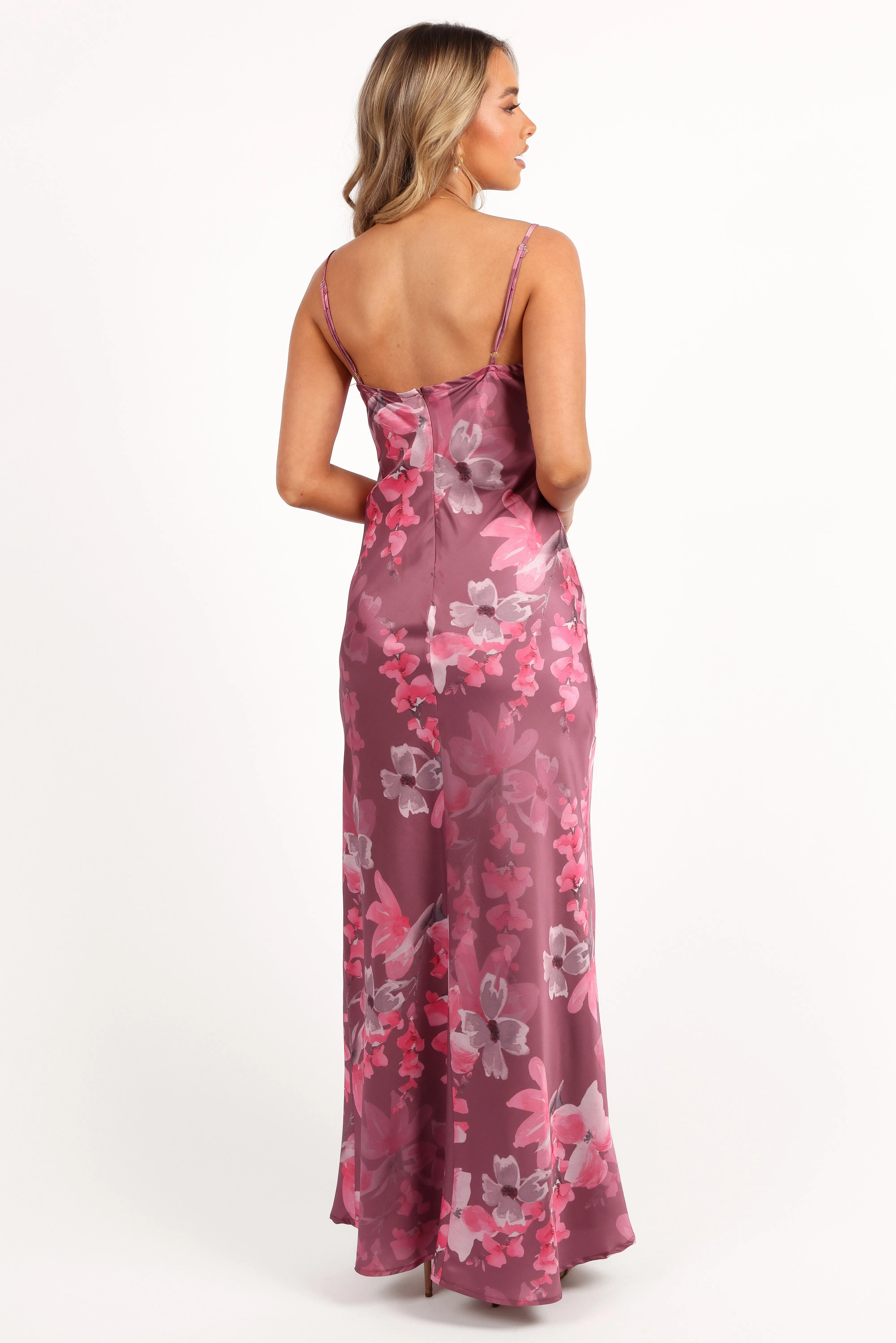 Jamie Maxi Slip Dress - Dark Rose Floral sold by Petal & Pup product image thumbnail 5