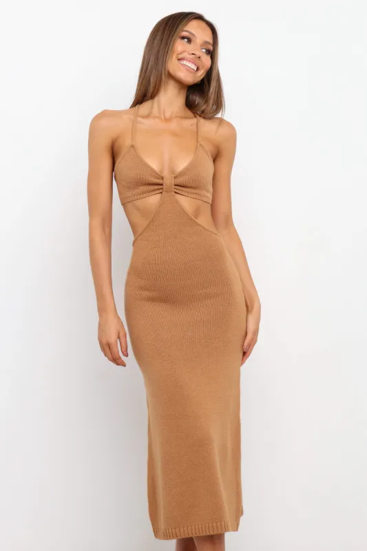 Hailey Dress - Tan sold by Petal & Pup