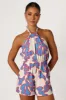 Noa Halter Romper - Flori Print sold by Petal & Pup