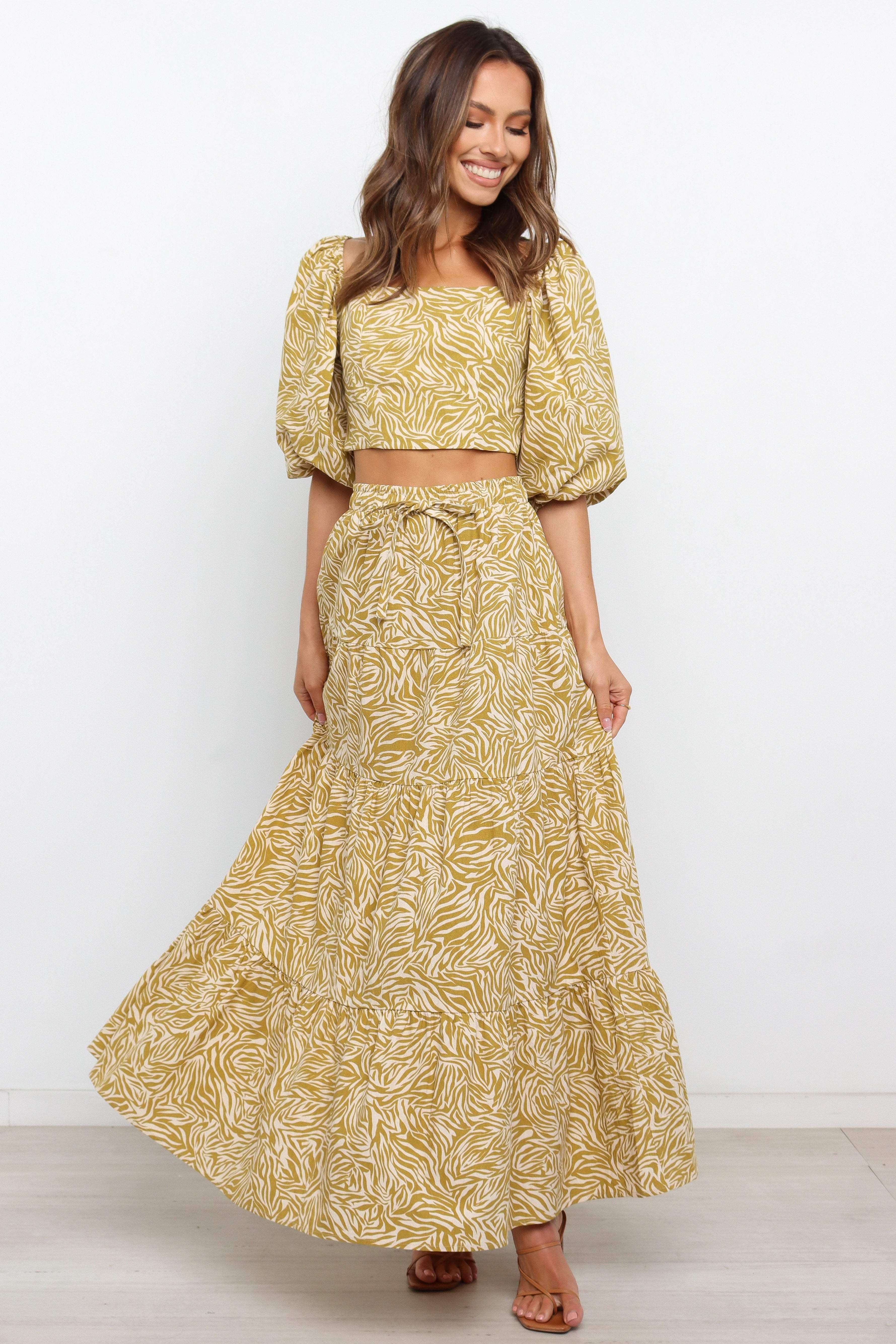 Lorox Skirt - Mustard sold by Petal & Pup