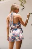 Noa Halter Romper - Flori Print sold by Petal & Pup